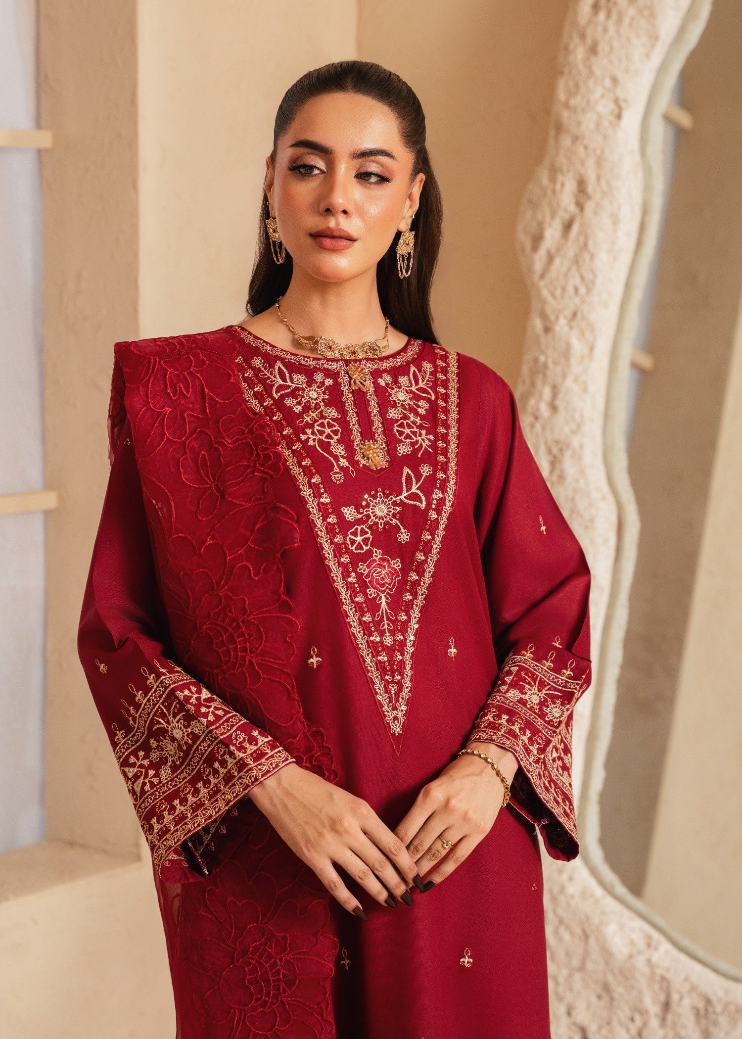 Tehzeeb Libas ZAREEN EMBROIDERED 3PC
