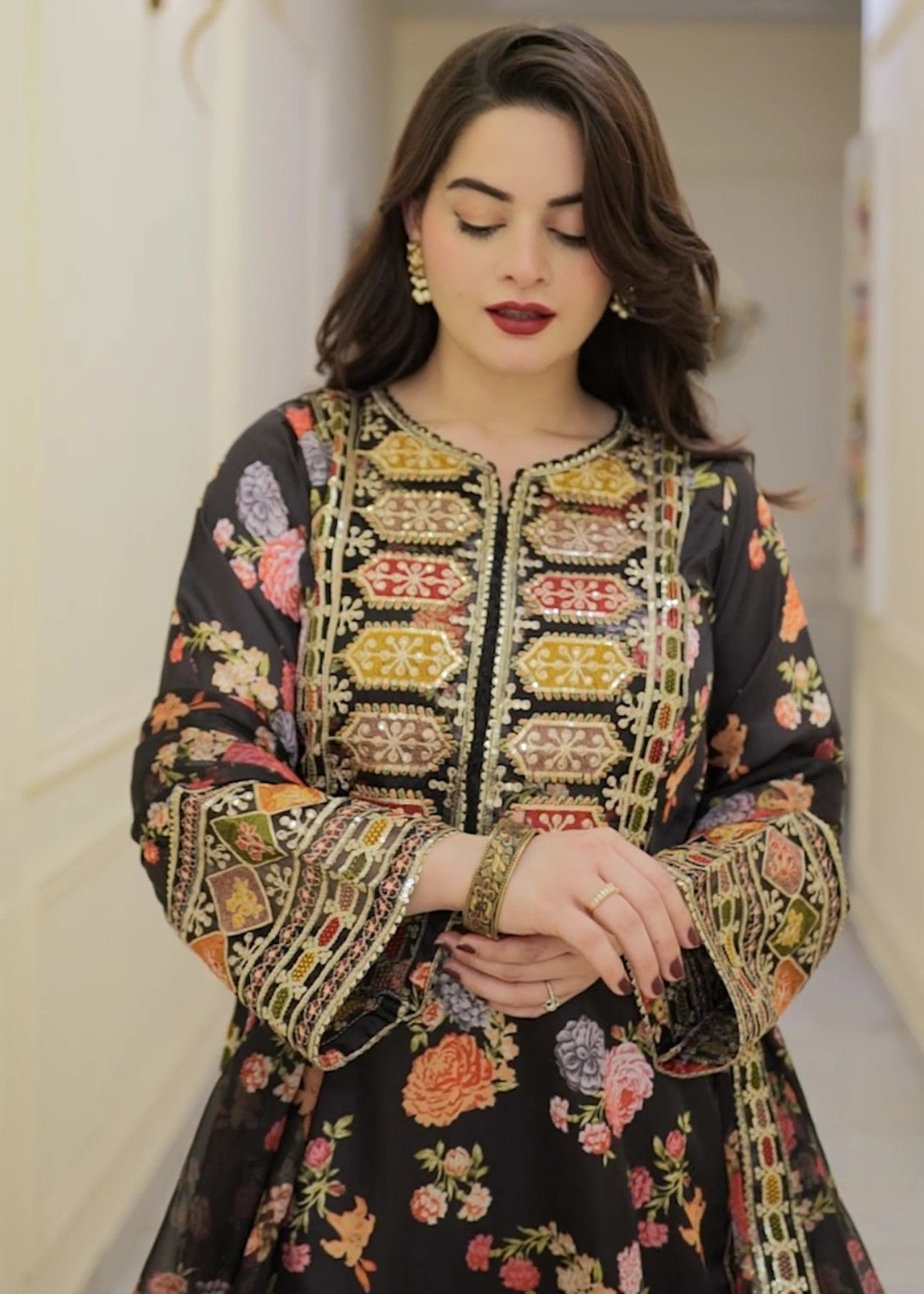 Tehzeeb Libas CHANDNI EMBROIDERED 3PC