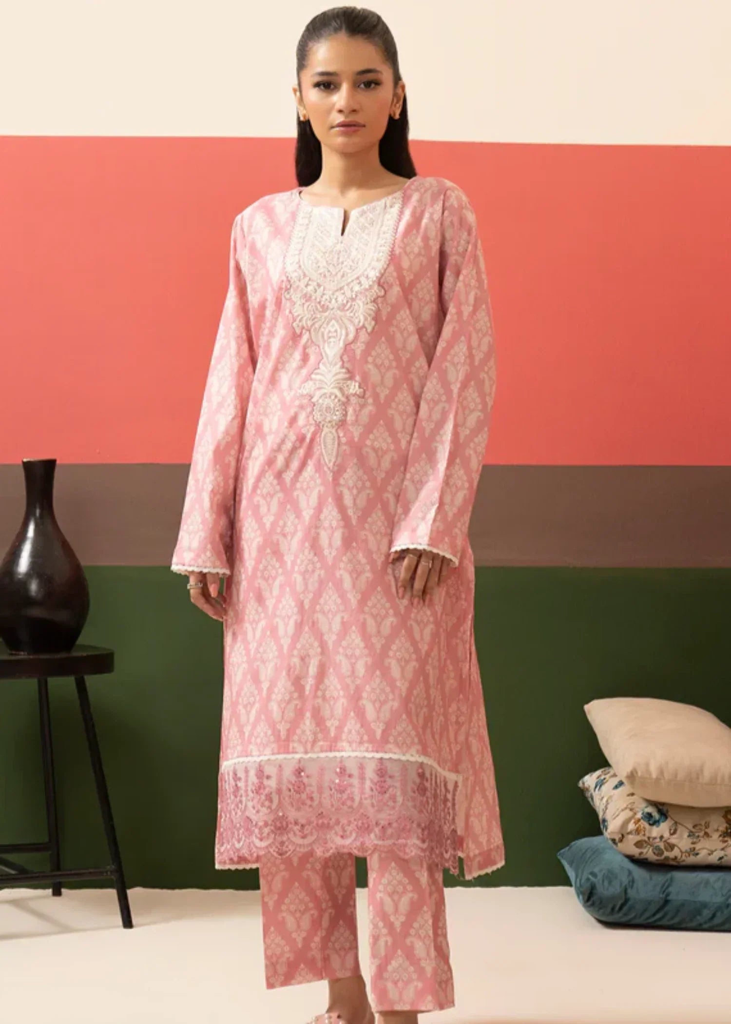 Zellbury Embroidered Kurta Trouser - WPS2521693