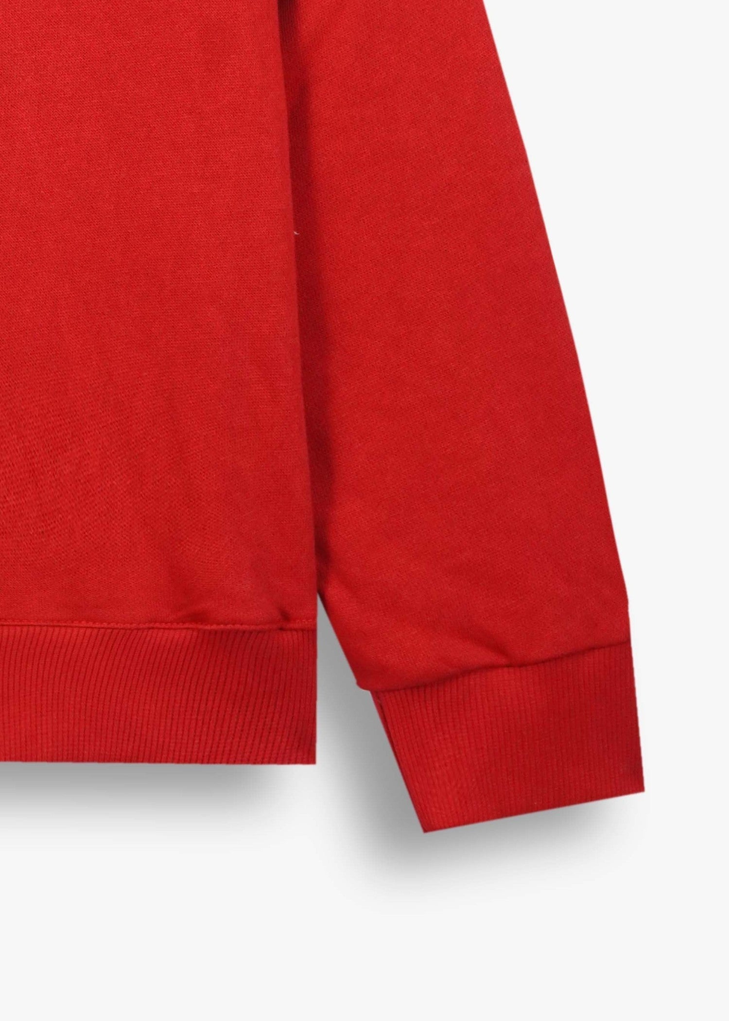 GIRLS-RED-FLEECE-SWEATSHIRT-WITH-FLORAL-EMBROIDERY-RUFFLE-SHOULDERS