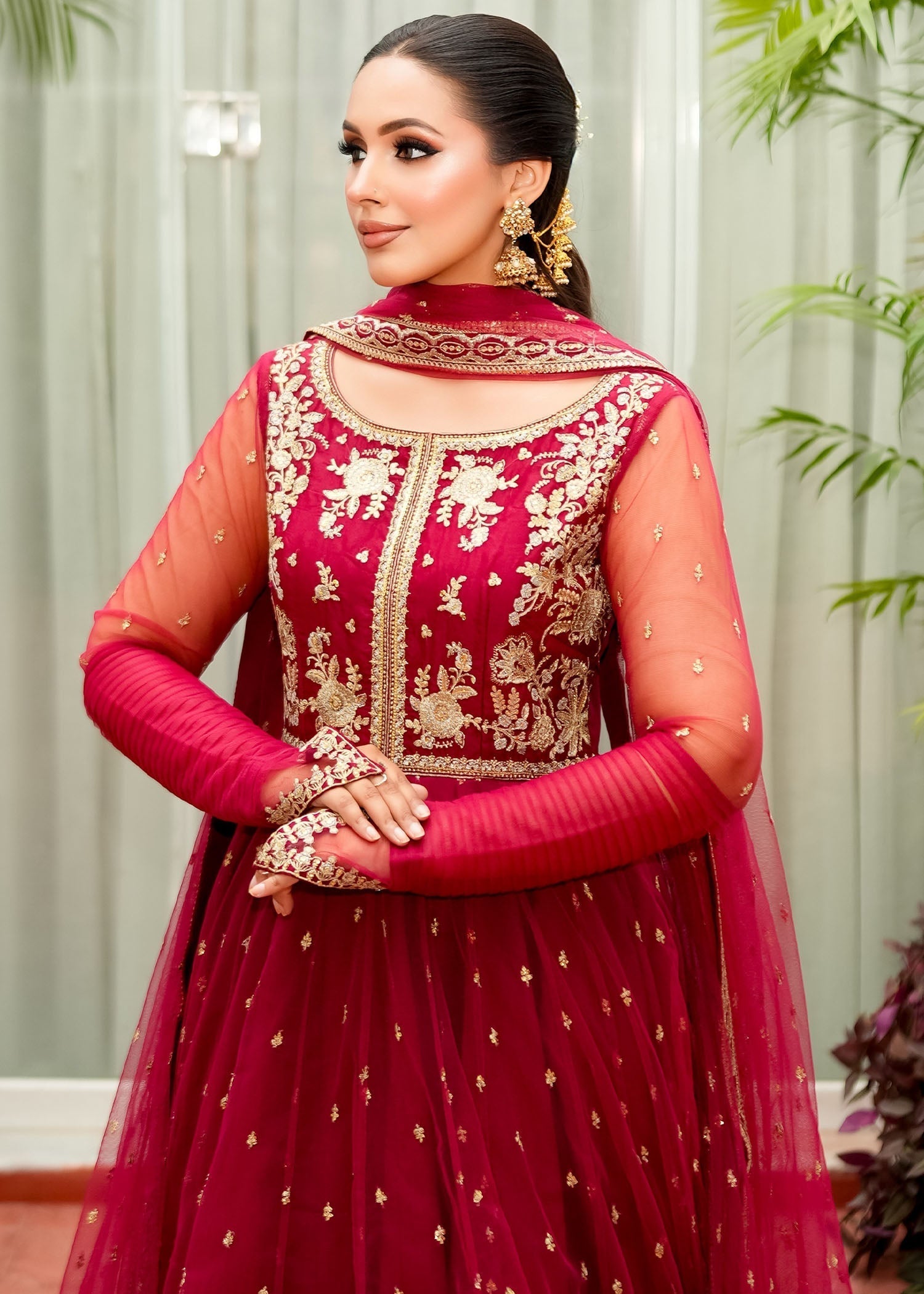 Rang-e-Haya Rosella (Maroon)