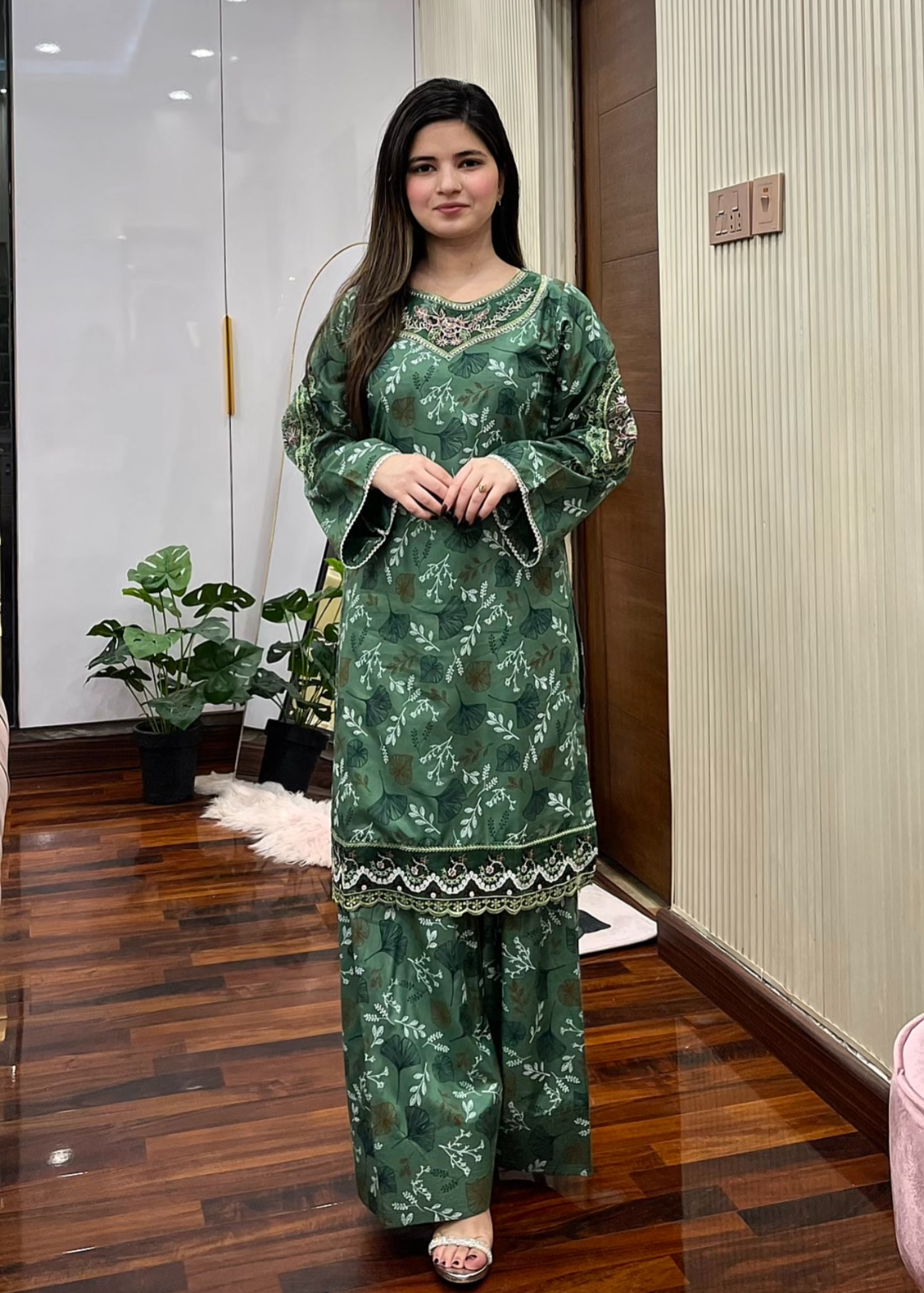 Tehzeeb Libas WAFA EMBROIDERED 2PC
