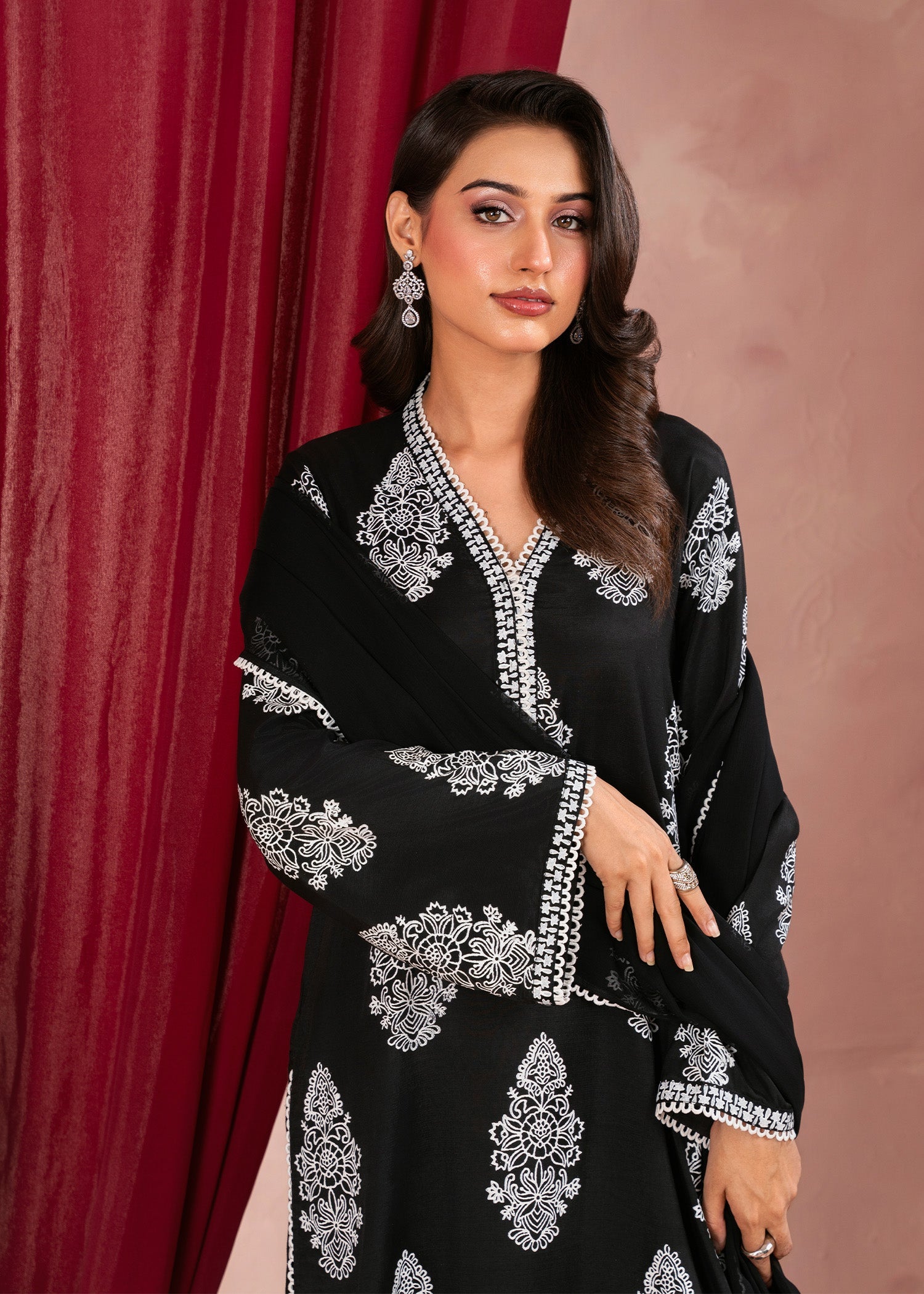 Rang-e-Haya Dew Drop (Black)
