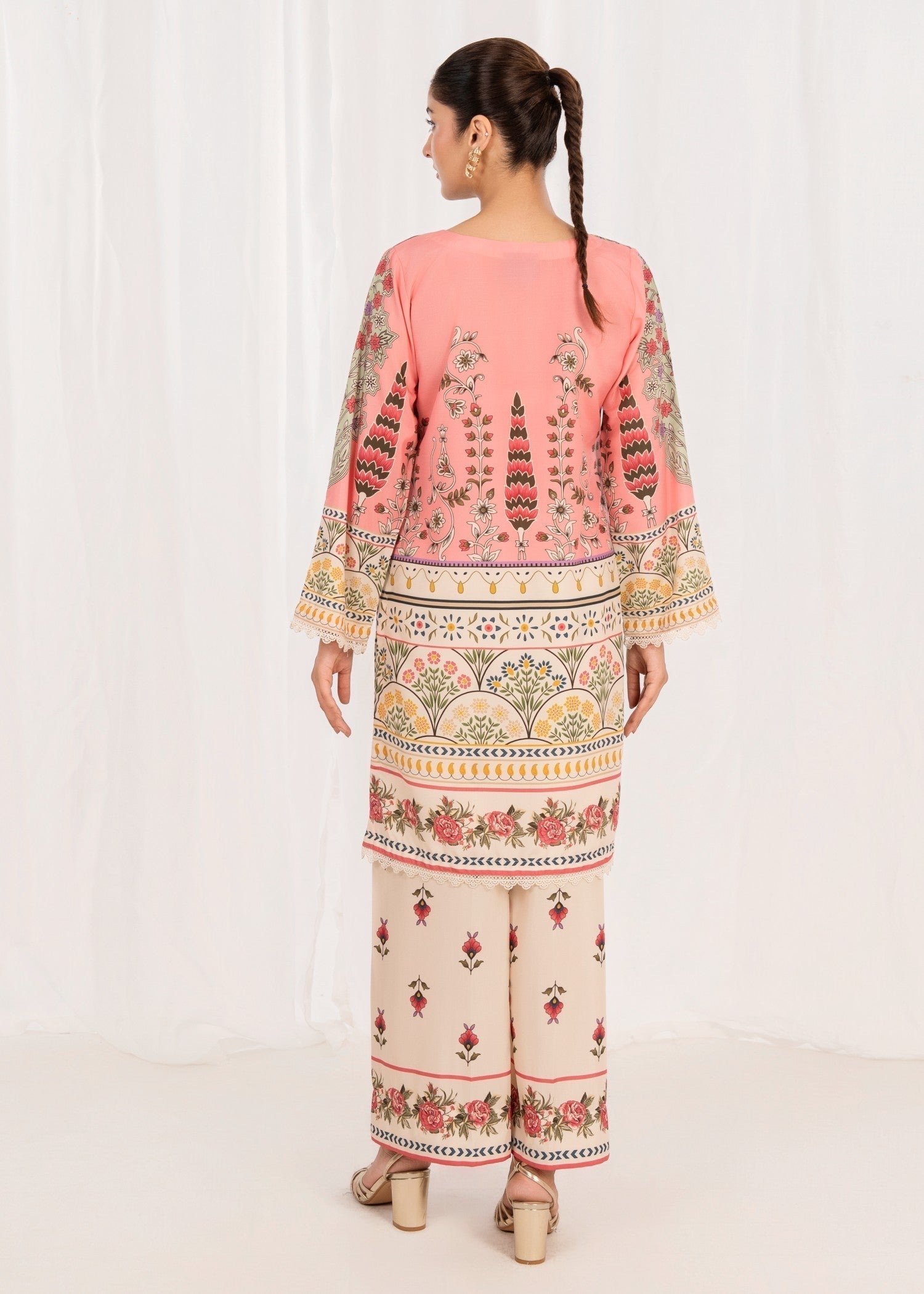 Poly silk Co Ord Sets in Multi