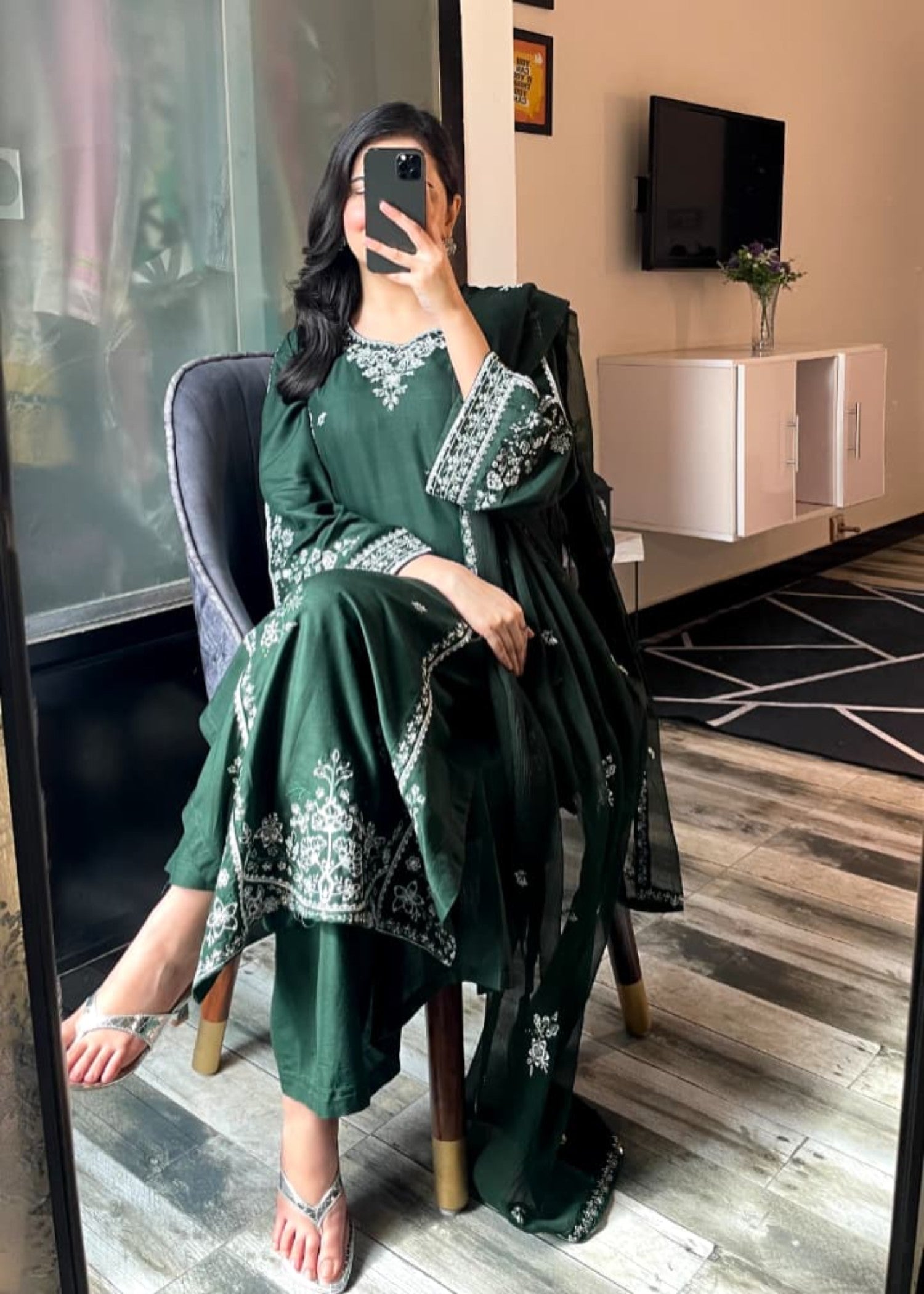 Tehzeeb Libas GRACE EMBROIDERED 3PC