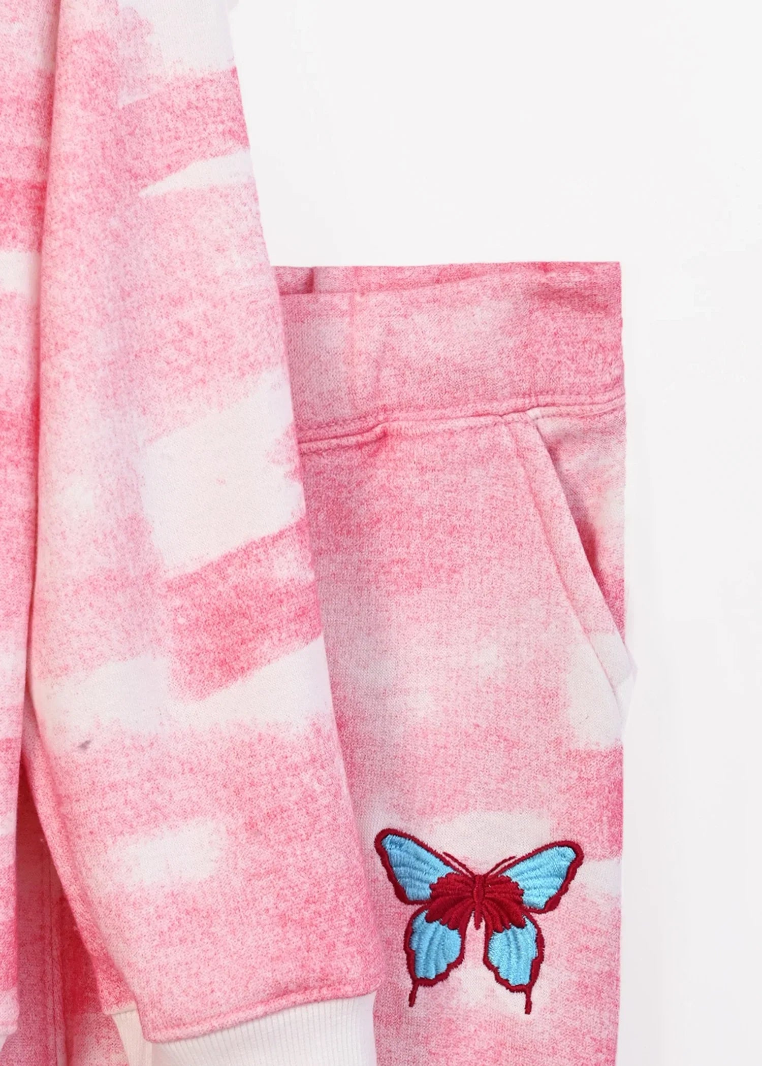 GIRLS-BUTTERFLY-EMBROIDERED-TIE-DYE-FLEECE-SUIT