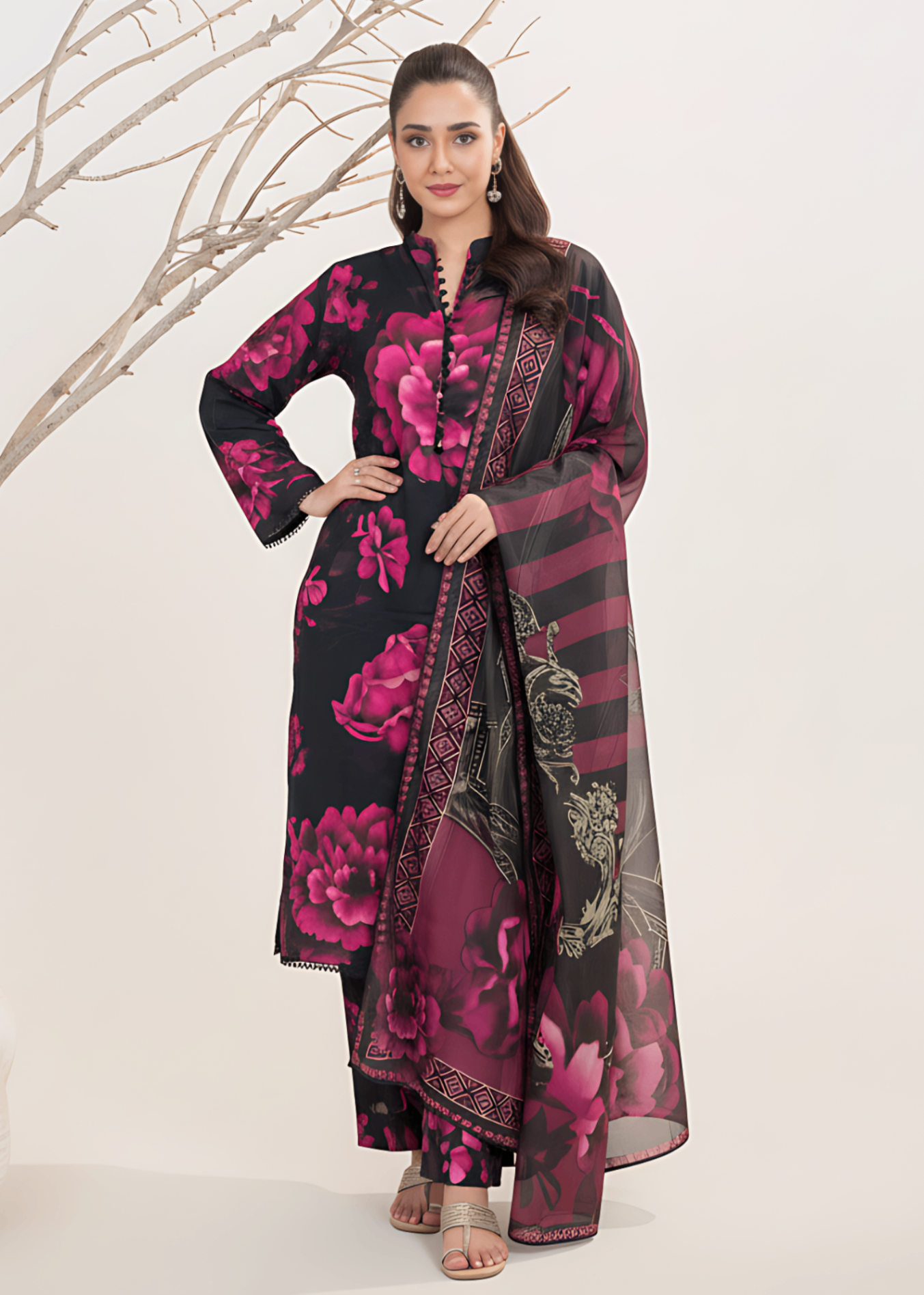 Sahibas By Mirza Dreamy Black