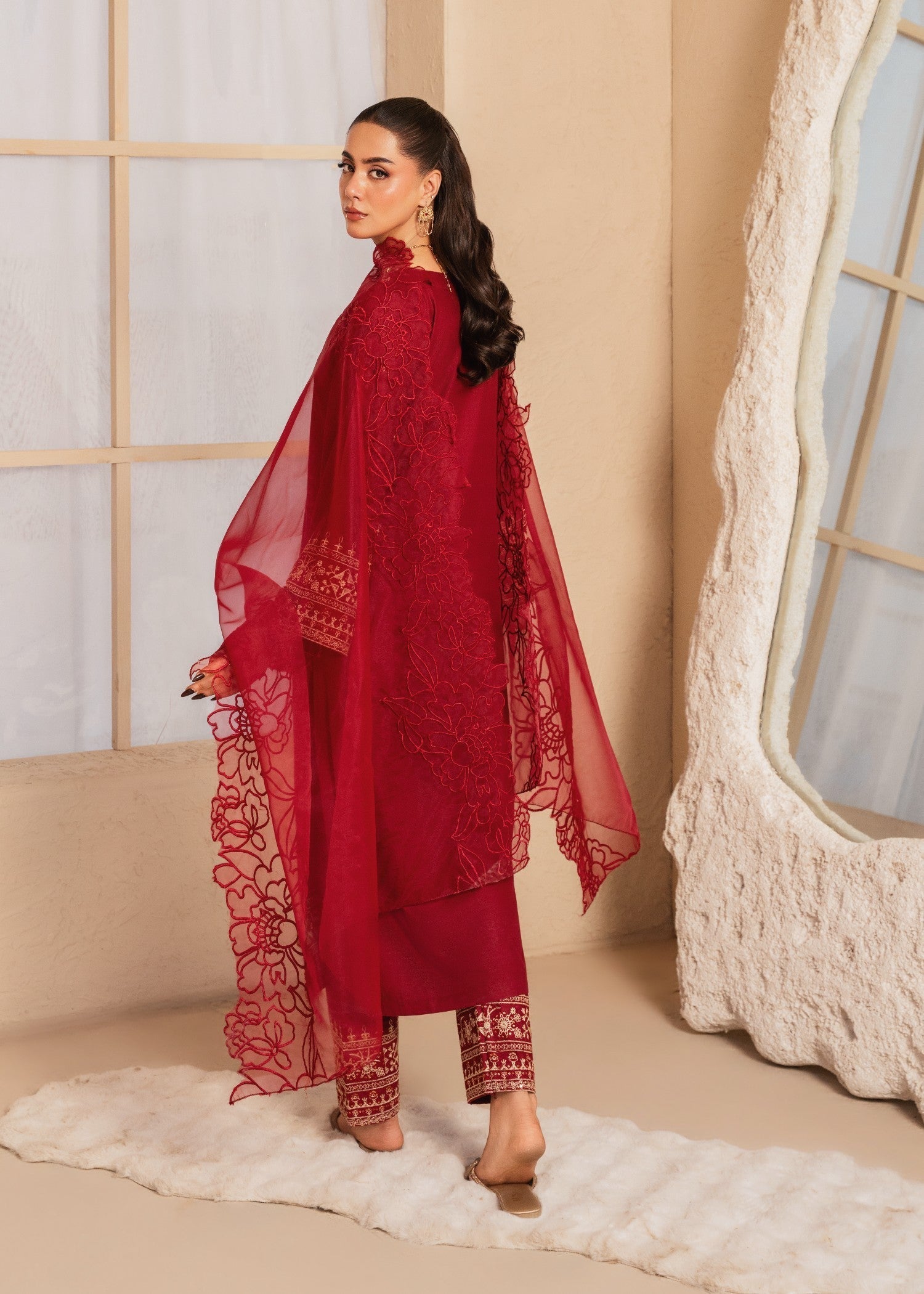 Tehzeeb Libas ZAREEN EMBROIDERED 3PC