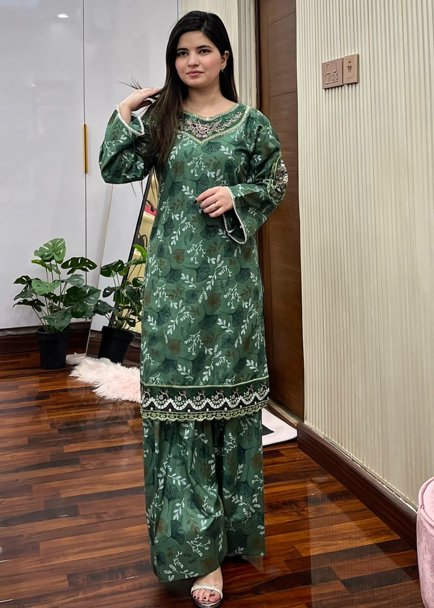 Tehzeeb Libas WAFA EMBROIDERED 2PC