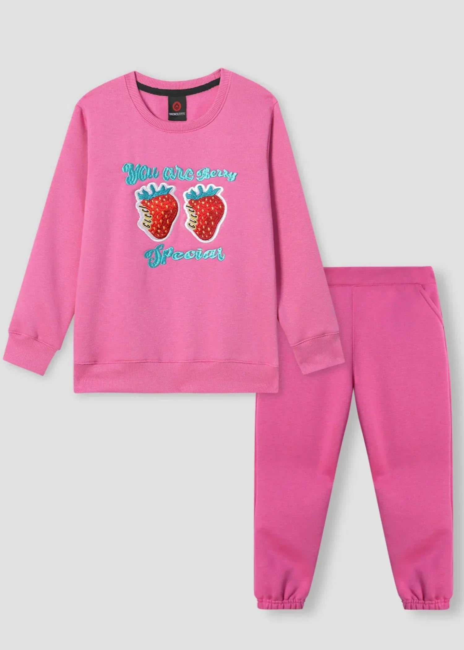 GIRLS-SOFT-COTTON-YOU-ARE-BERRY-EMBROIDERED-FLEECE-SUIT