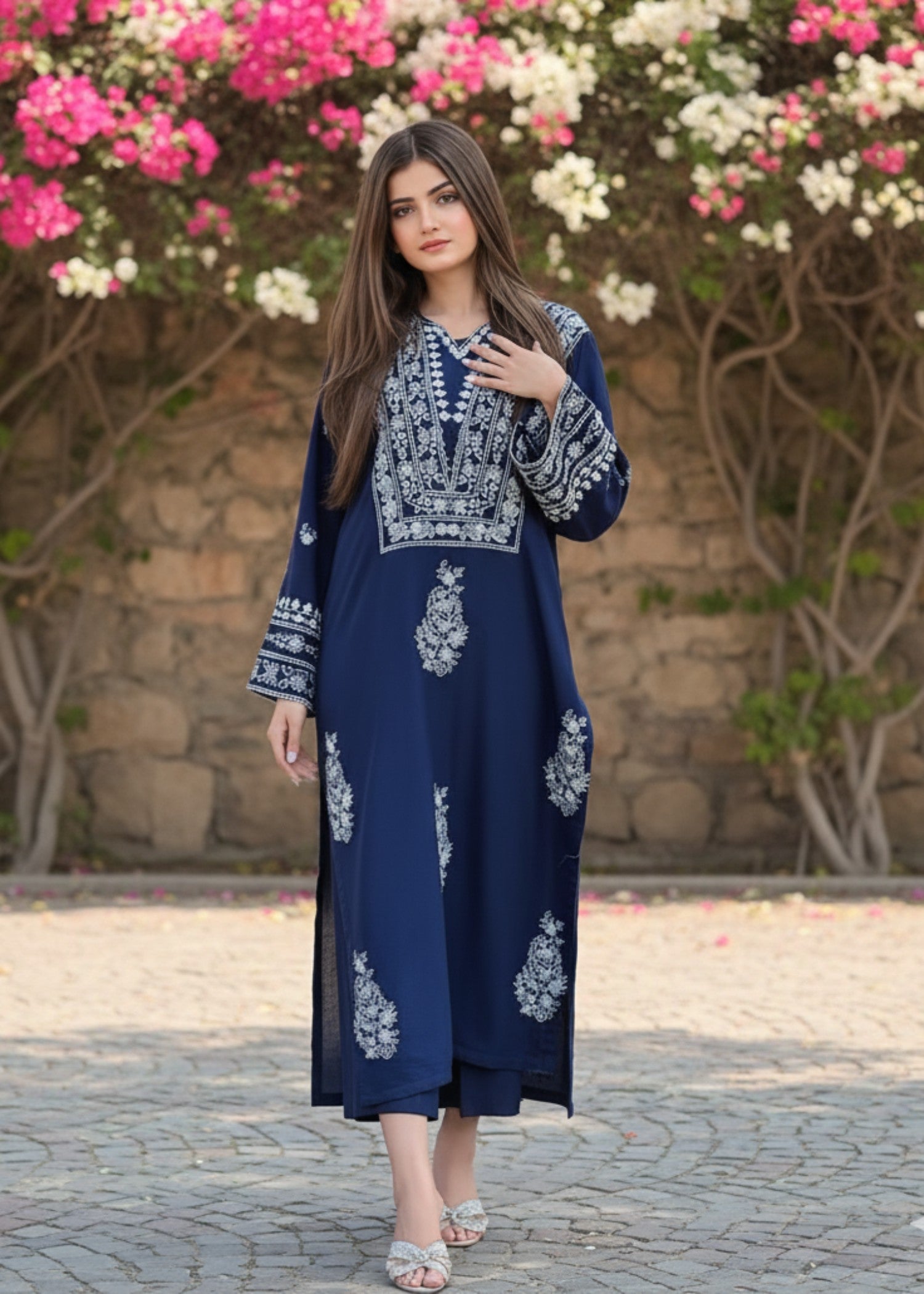 Tehzeeb Libas DESAL EMBROIDERED 2PC