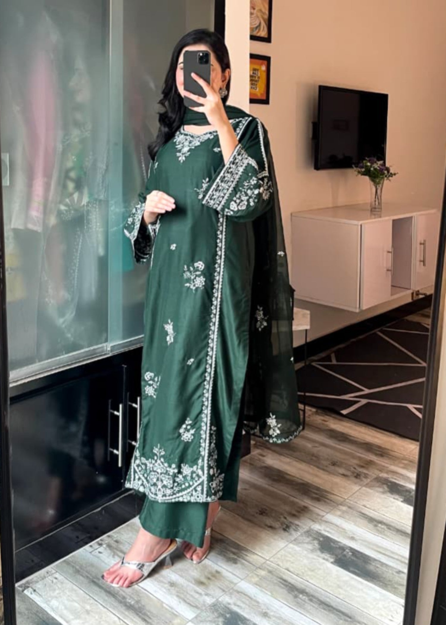 Tehzeeb Libas GRACE EMBROIDERED 3PC