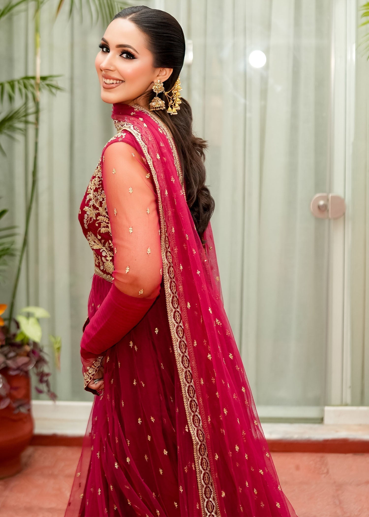 Rang-e-Haya Rosella (Maroon)