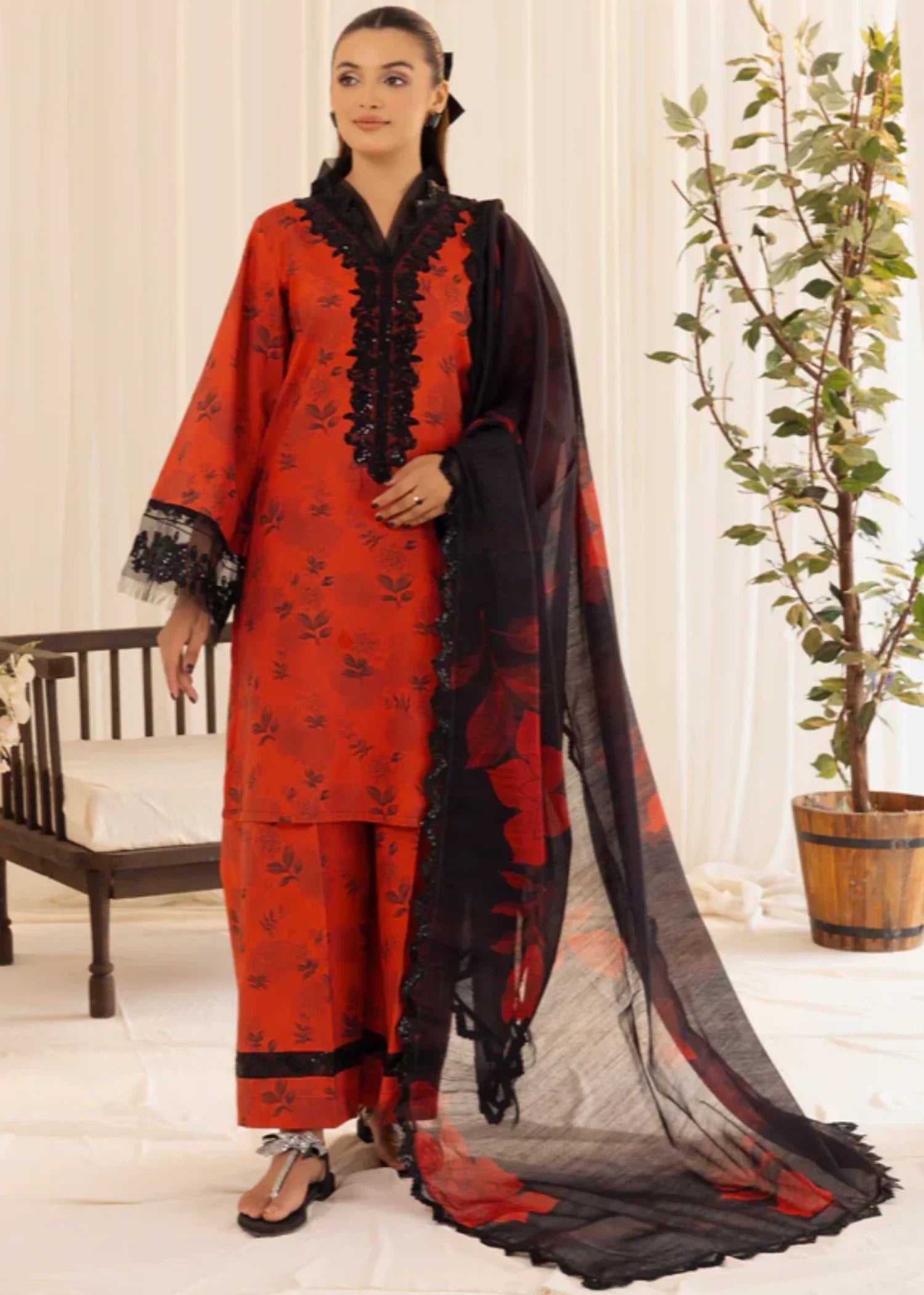 GLS-13-3PC Lawn Stitched