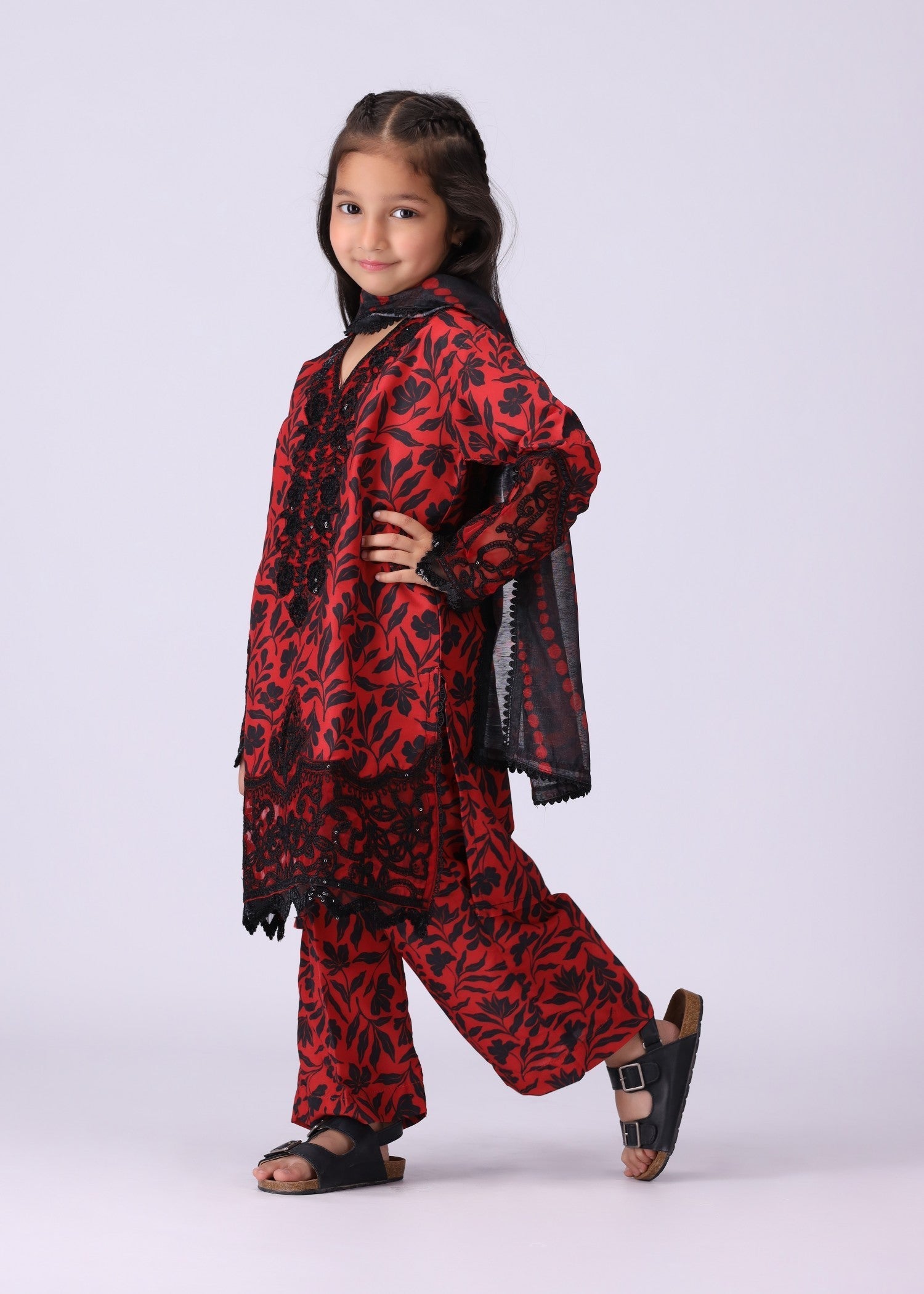 MKA-09-3PC-1 Girls Stitched