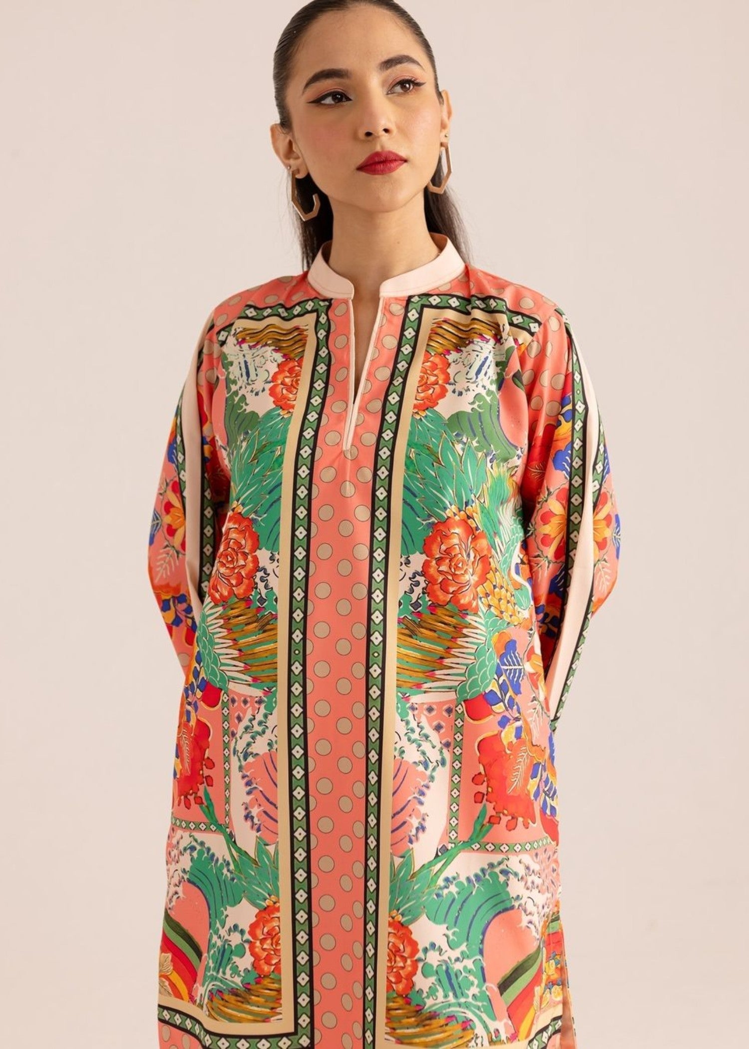 Tehzeeb Libas "Bagh-e-Baharan" Khaddar 2PC Set