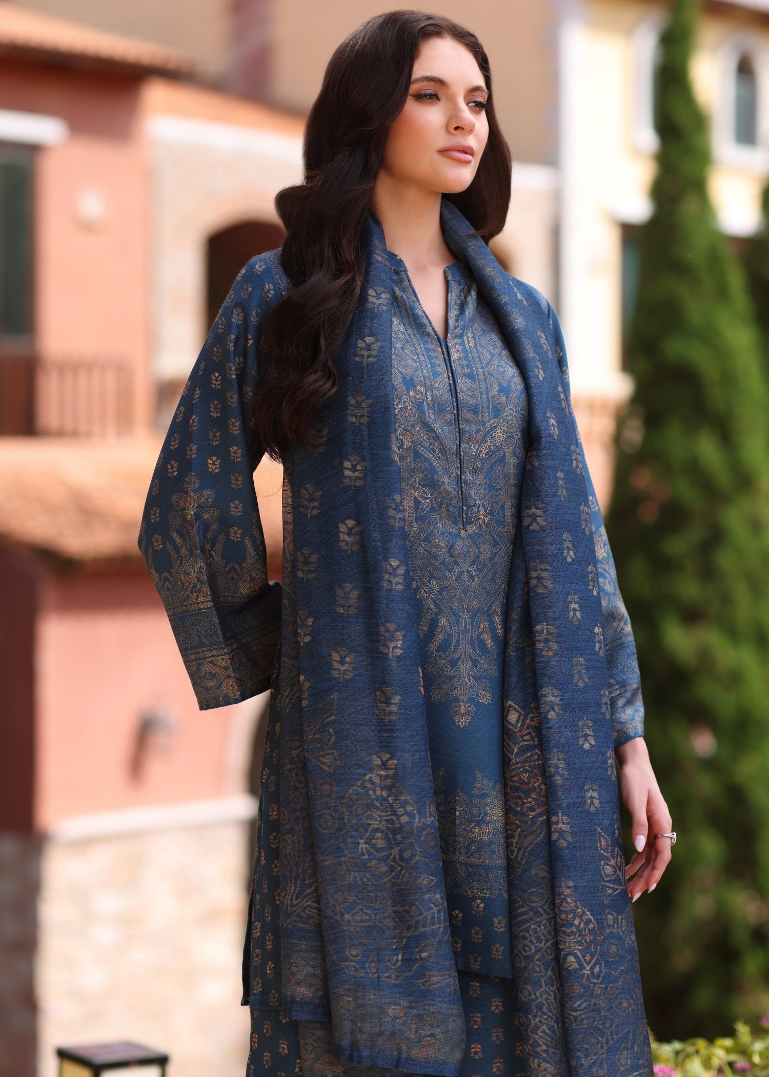 GD-01-3PC Blended Khaddar