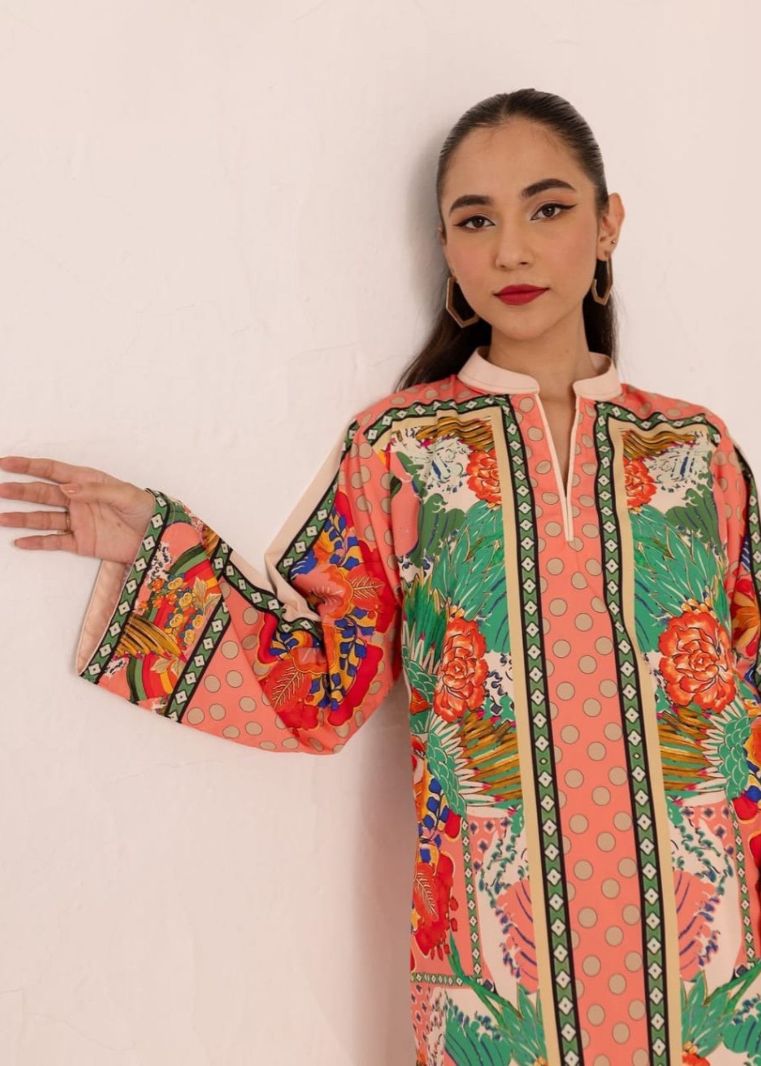 Tehzeeb Libas "Bagh-e-Baharan" Khaddar 2PC Set