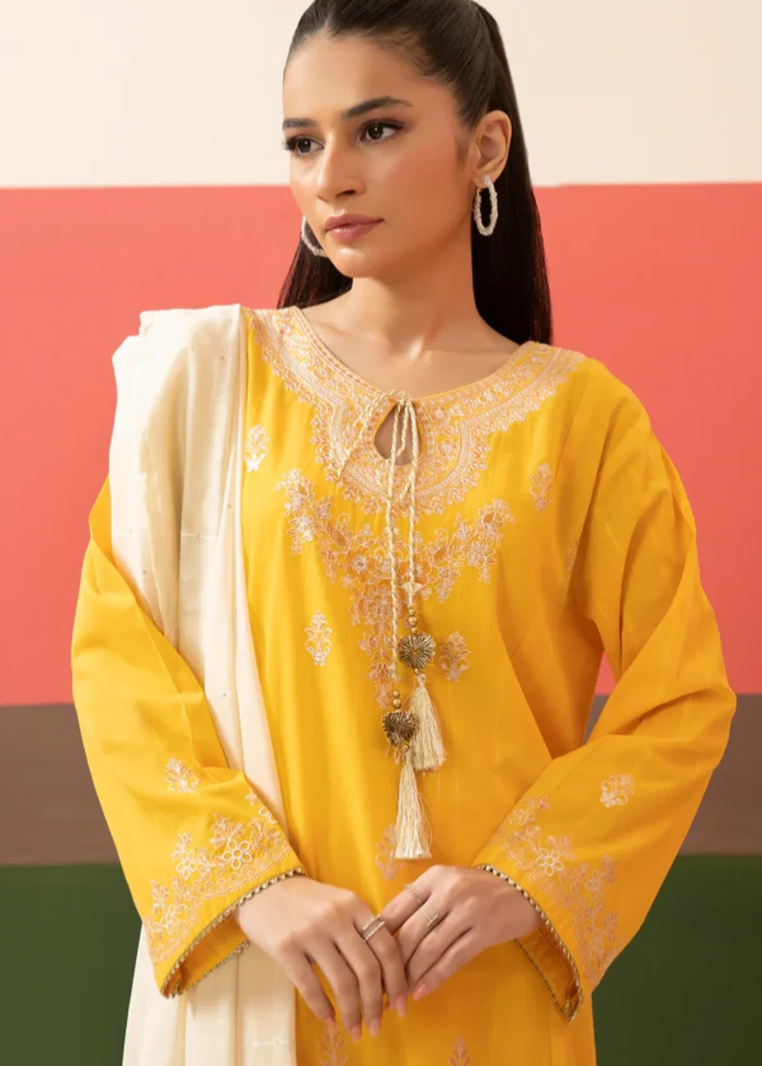 Zellbury Embroidered Kurta Dupatta Trouser - WPS2531631