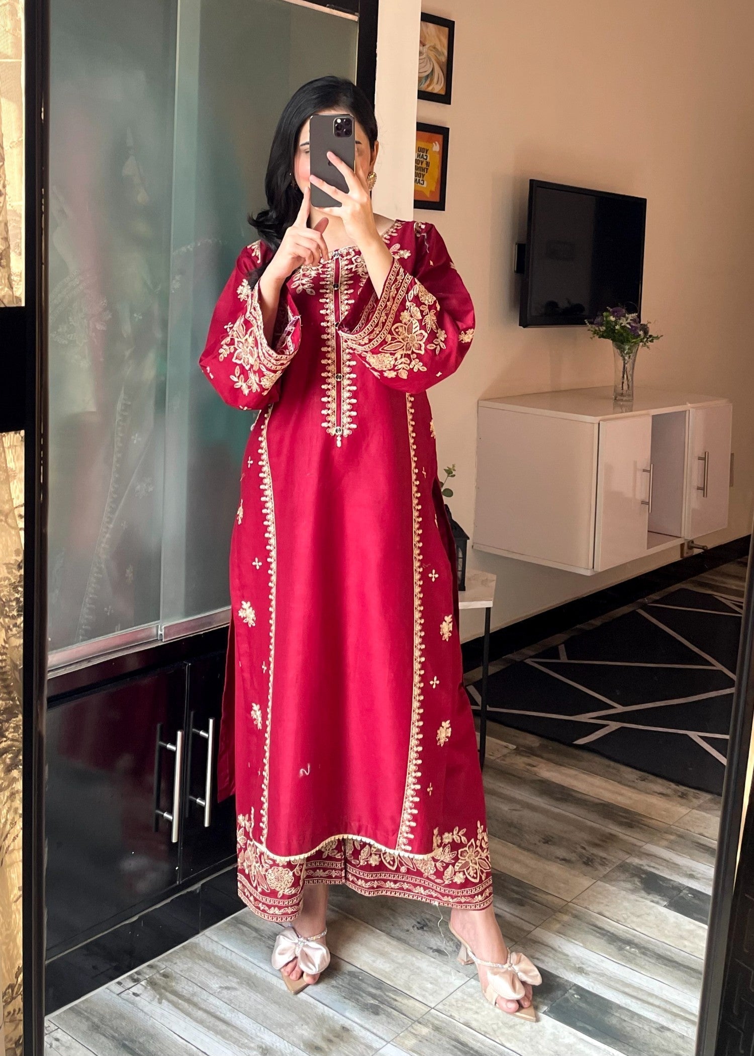 Tehzeeb Libas SAJNI EMBROIDERED 2PC