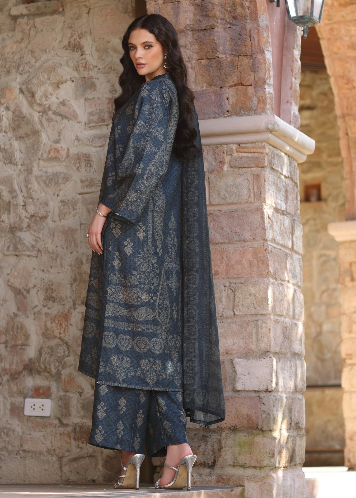 GD-02-3PC Blended Khaddar