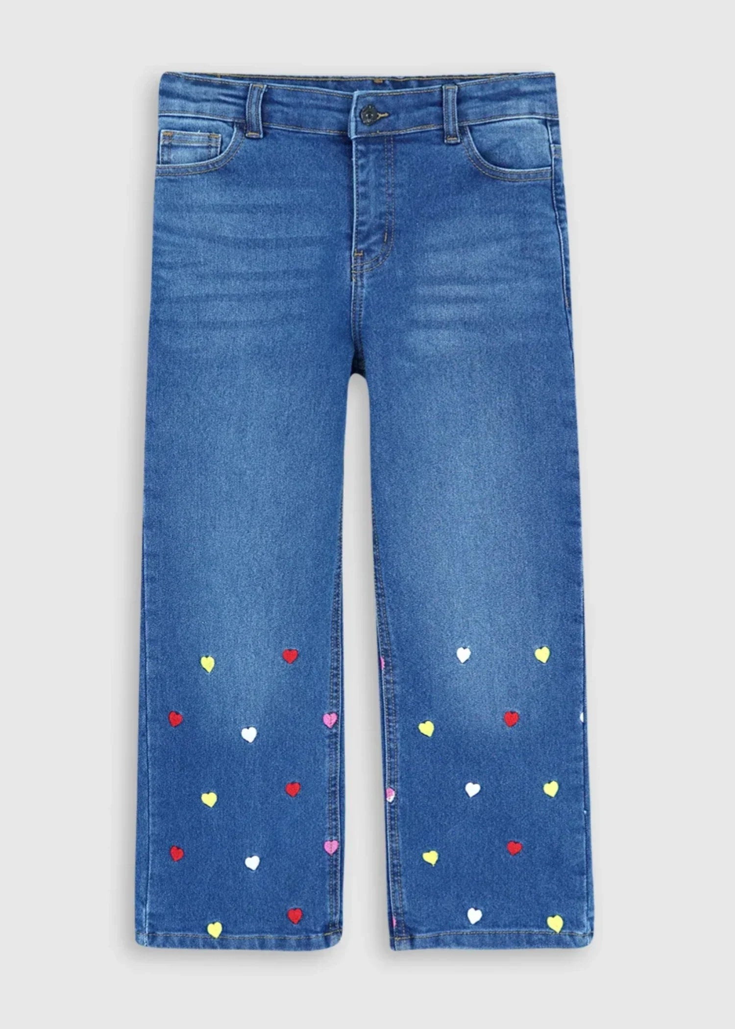 GIRLS-HEART-EMBROIDERED-STRAIGHT-FIT-JEANS