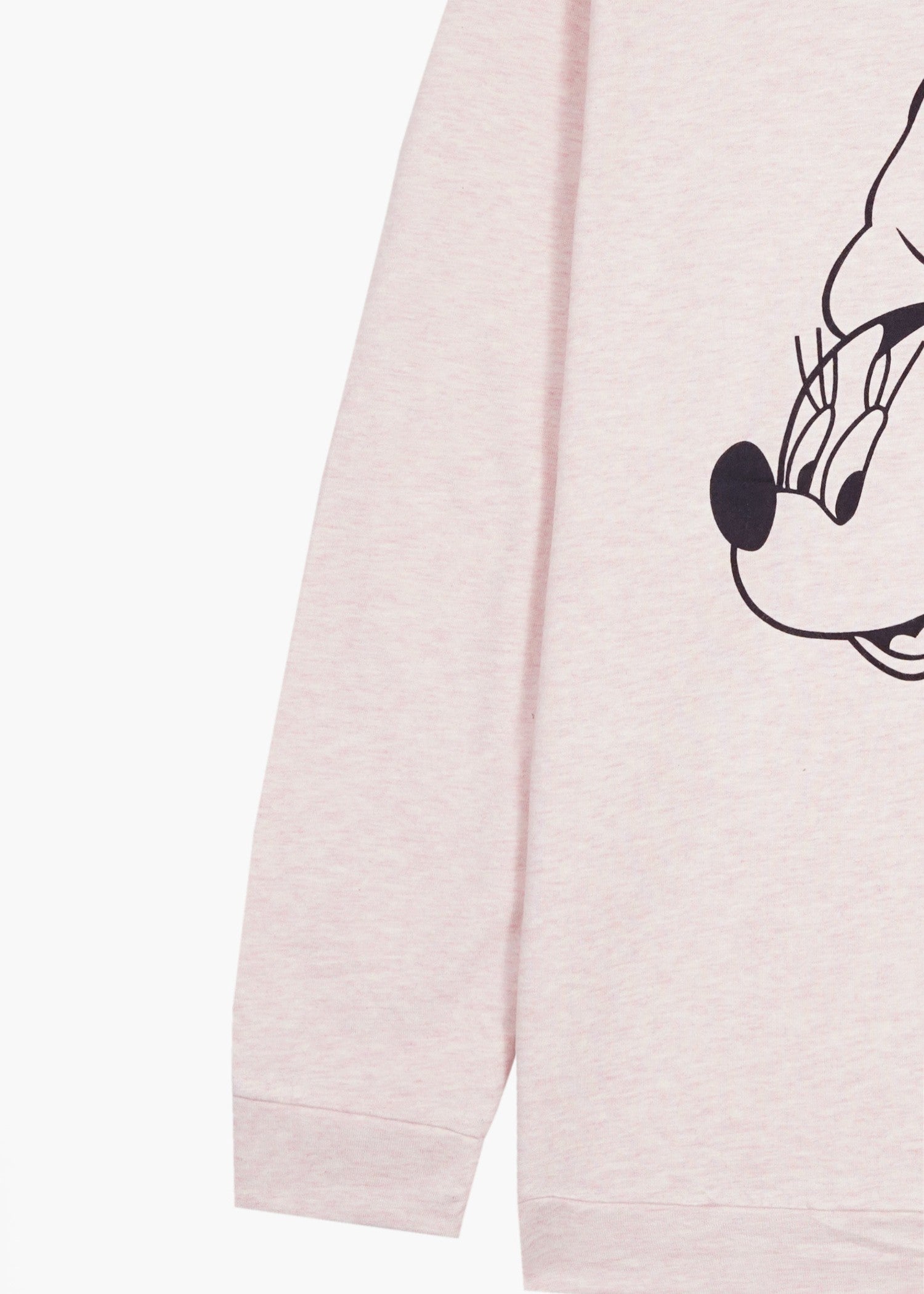 MINNIE-MOUSE-GIRLS-SWEATSHIRT-SOFT-PINK-100 - Terry Cotton