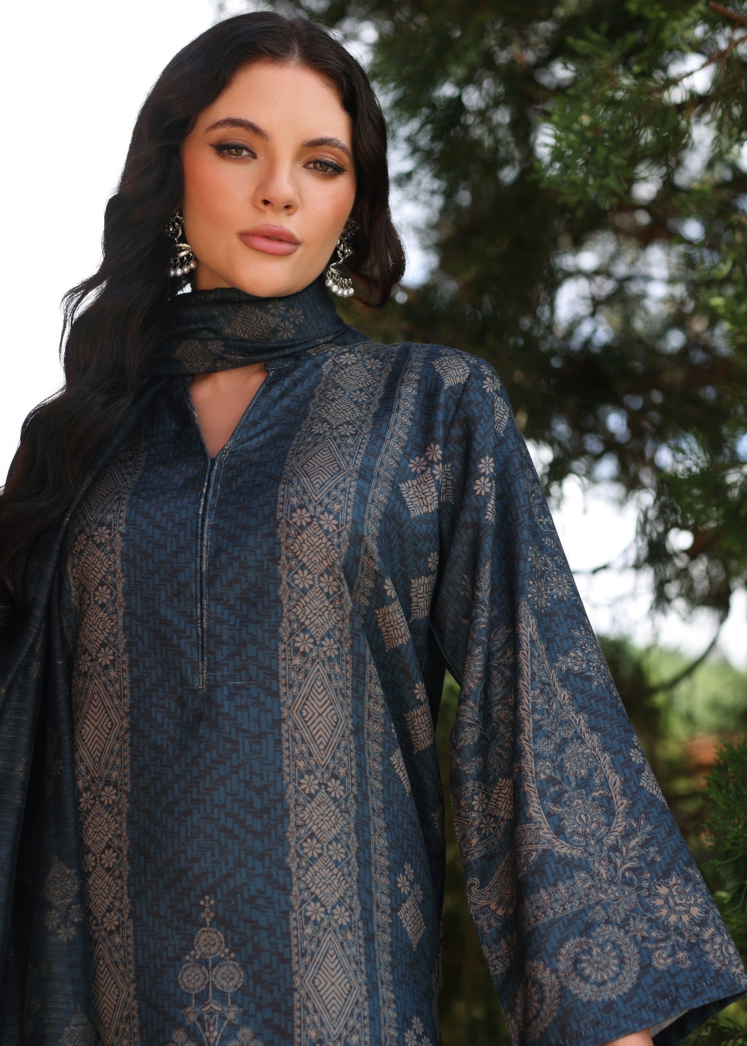 GD-02-3PC Blended Khaddar