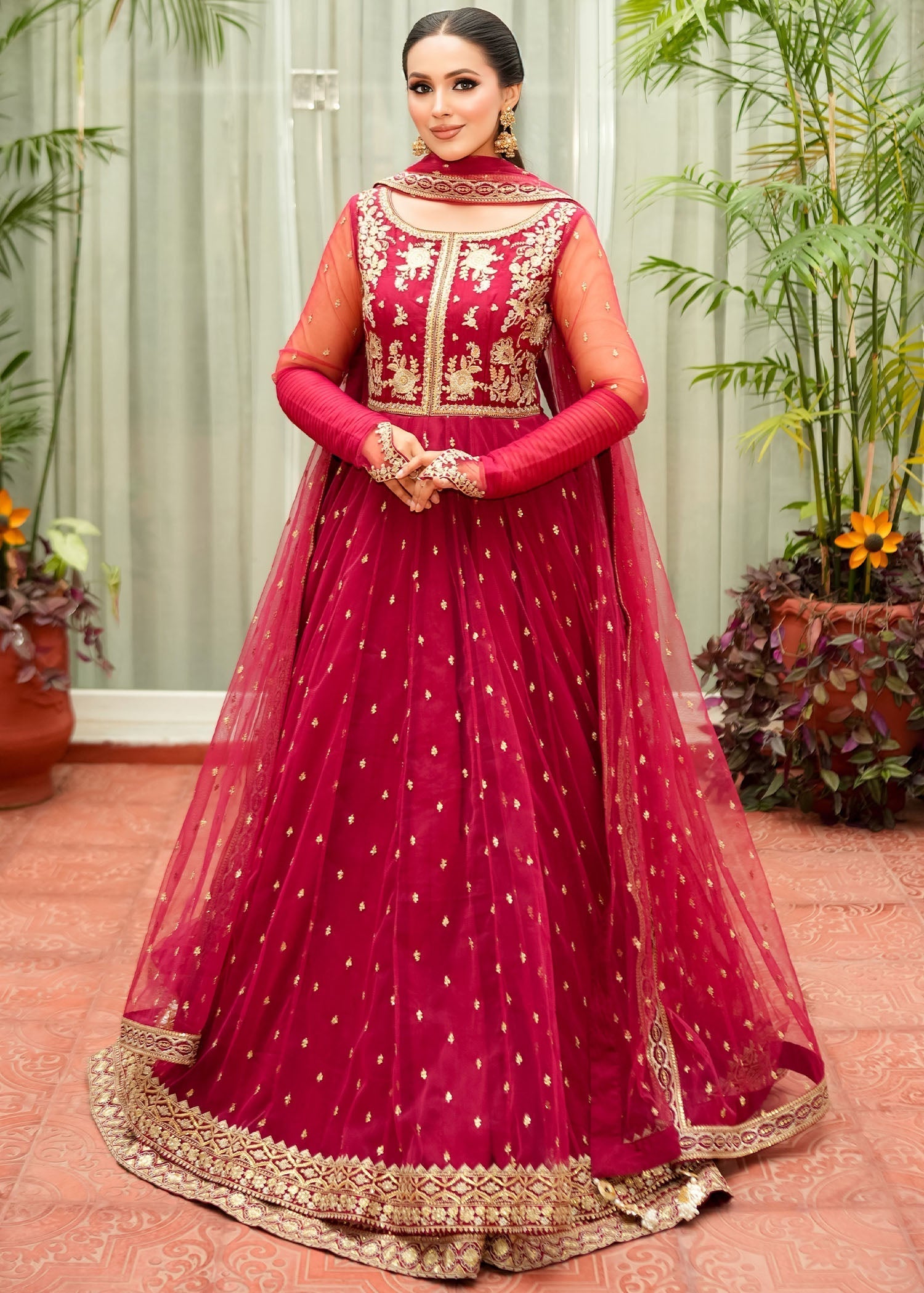 Rang-e-Haya Rosella (Maroon)
