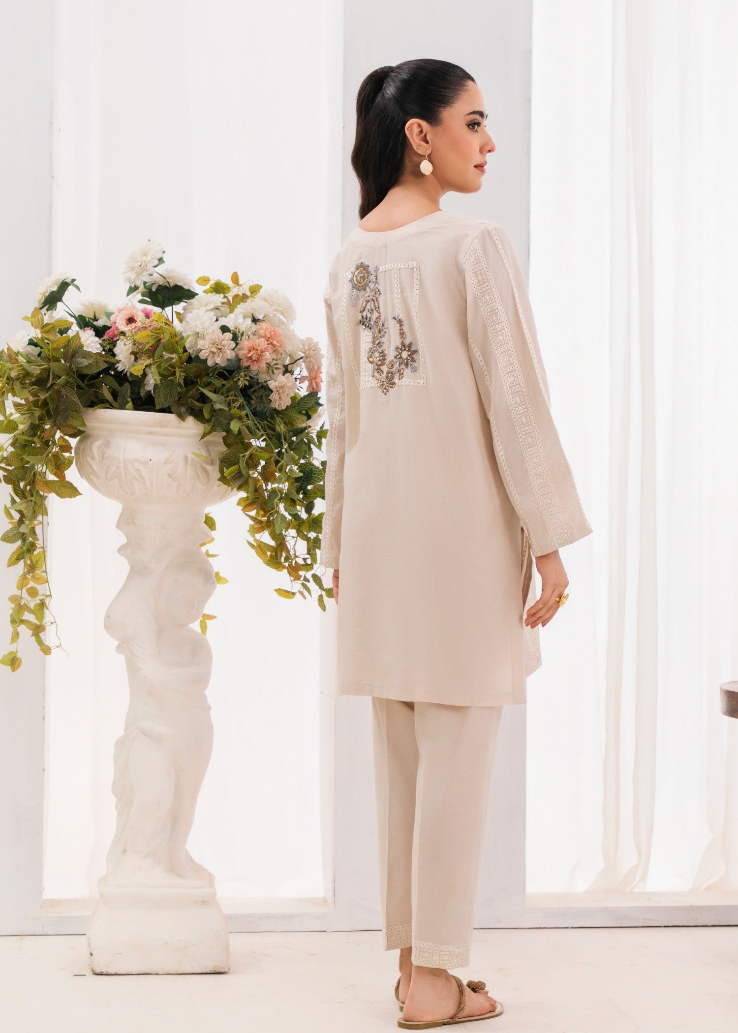 Sahibas By Mirza Nishat - Ivory