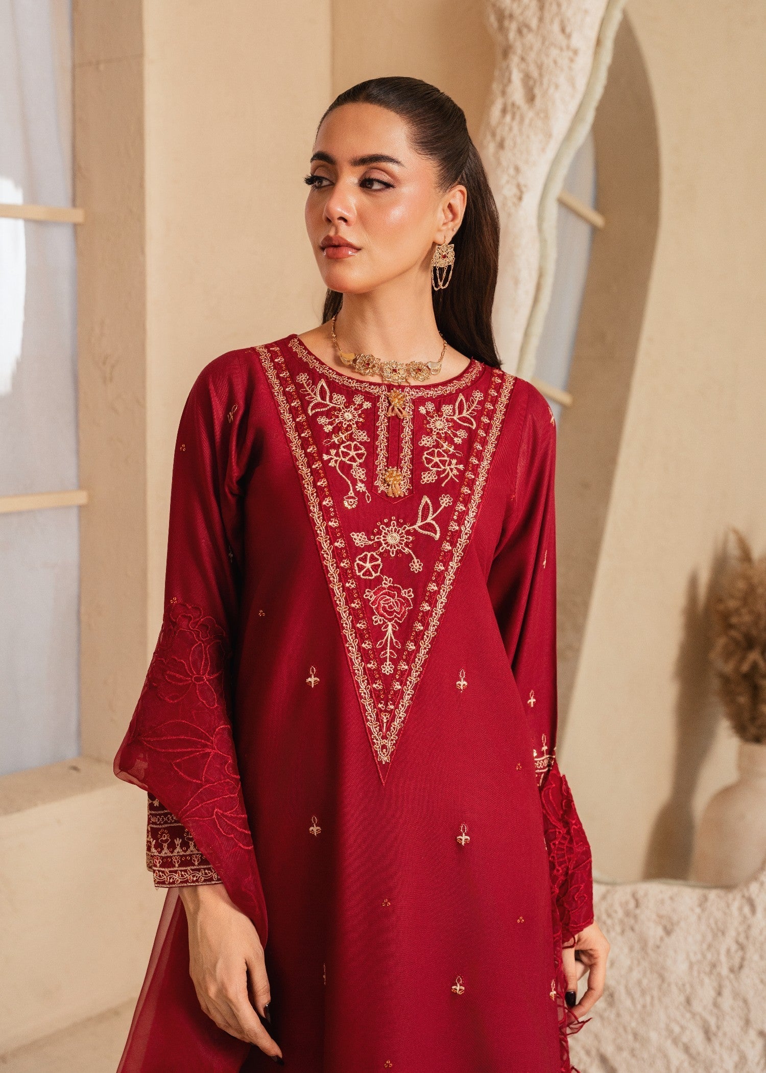 Tehzeeb Libas ZAREEN EMBROIDERED 3PC