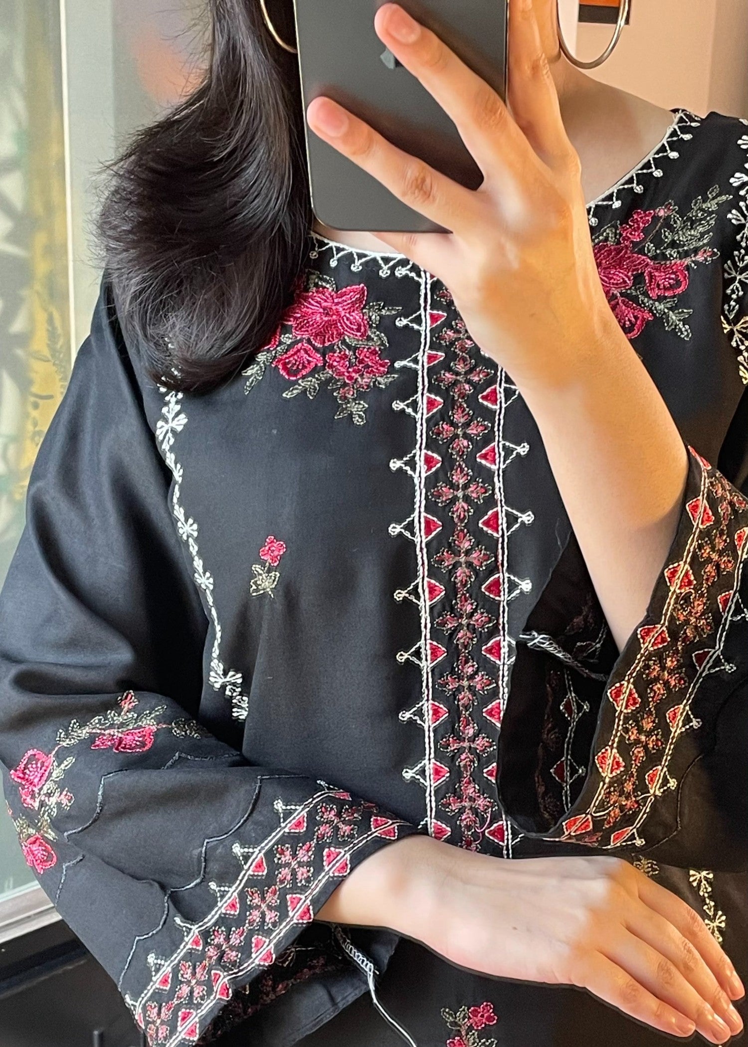 Tehzeeb Libas MULTI BLACK
