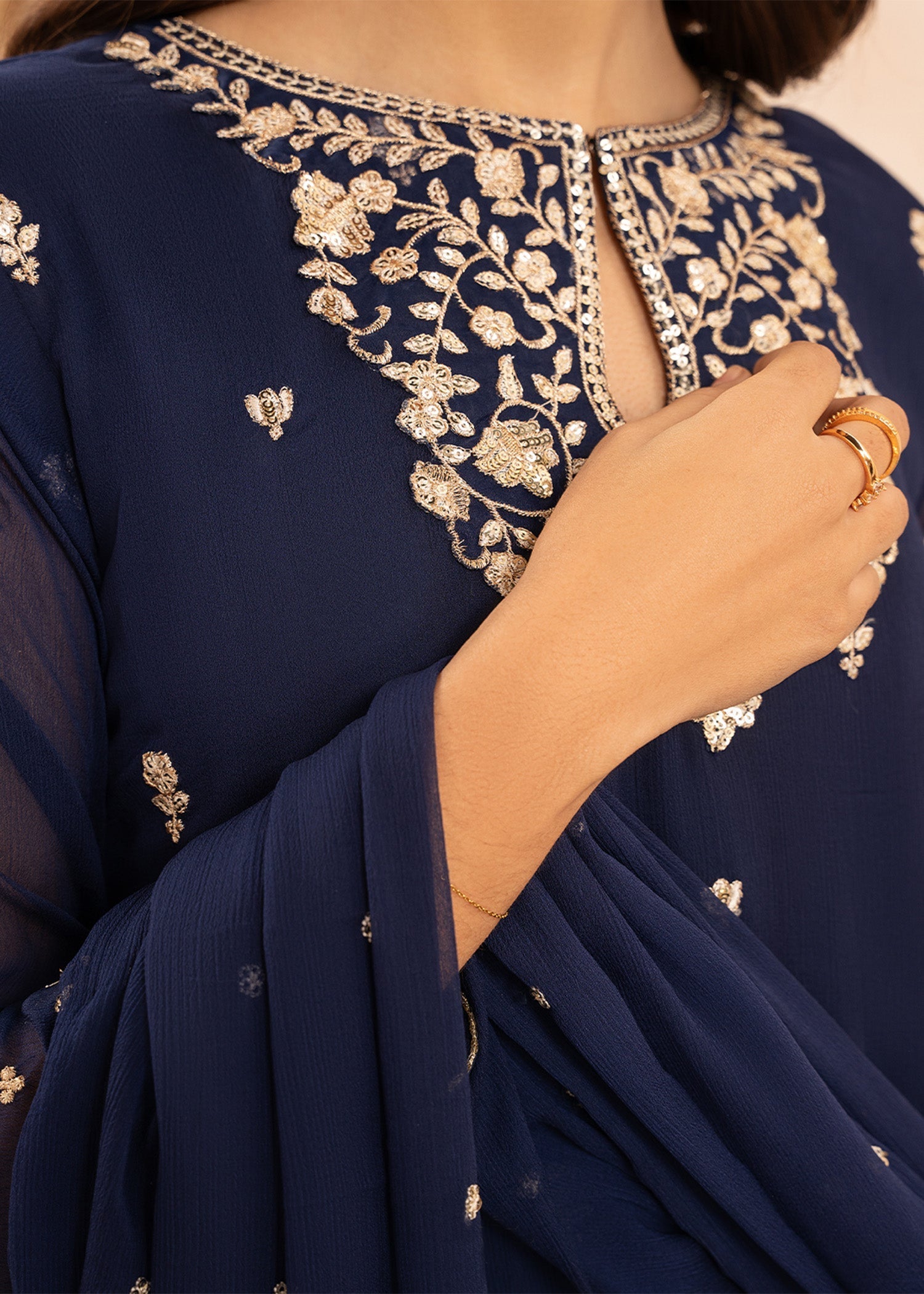 Agha Jaan Insia Blue