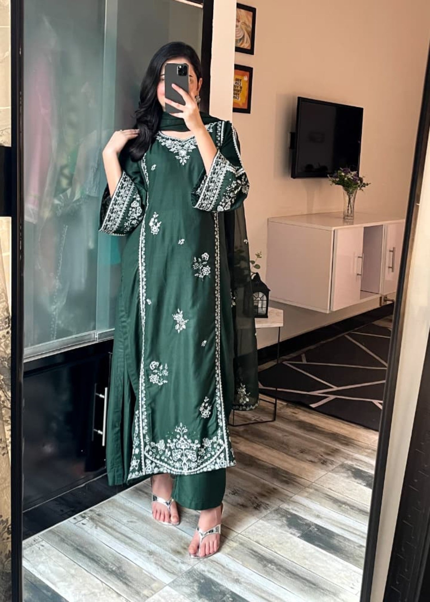 Tehzeeb Libas GRACE EMBROIDERED 3PC