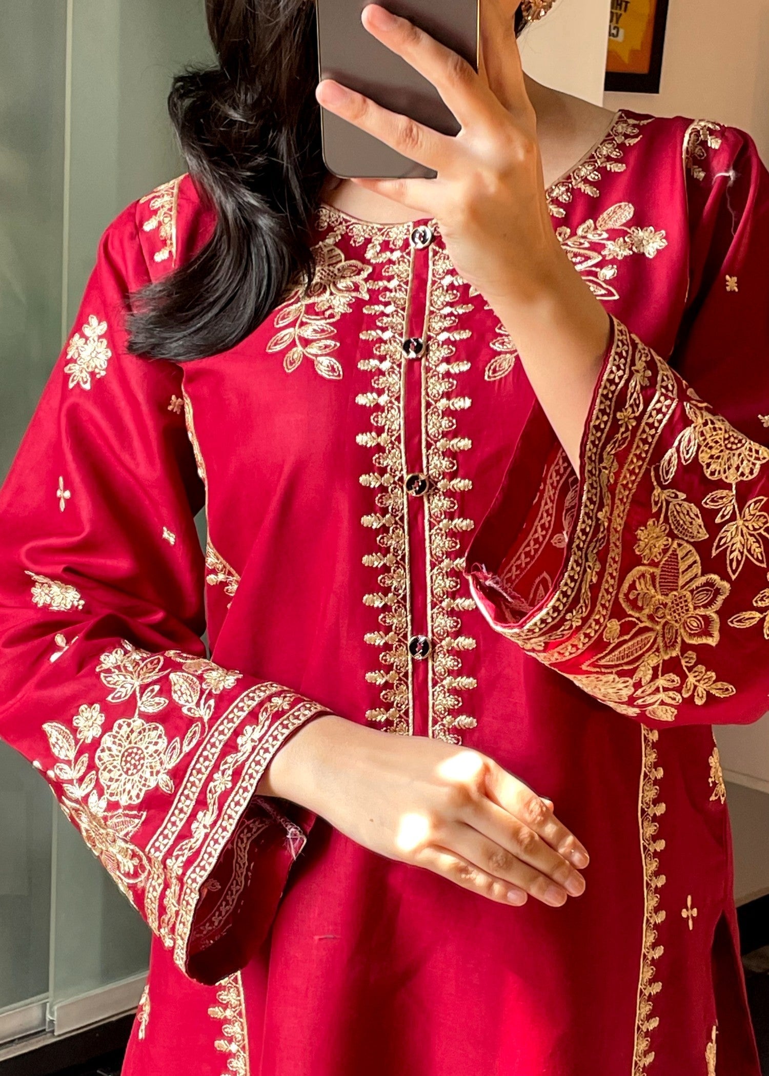 Tehzeeb Libas SAJNI EMBROIDERED 2PC