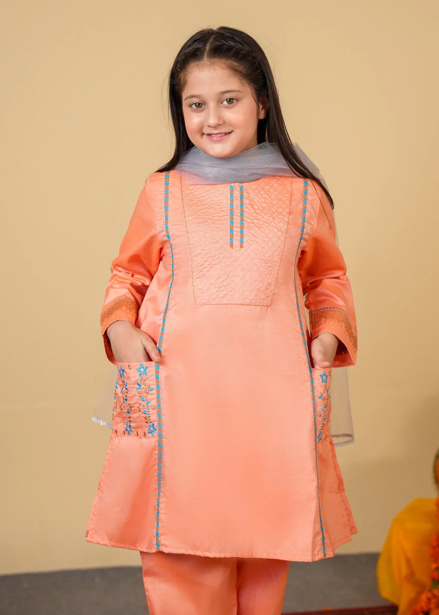 3 - Piece Cotton Suit For Girls