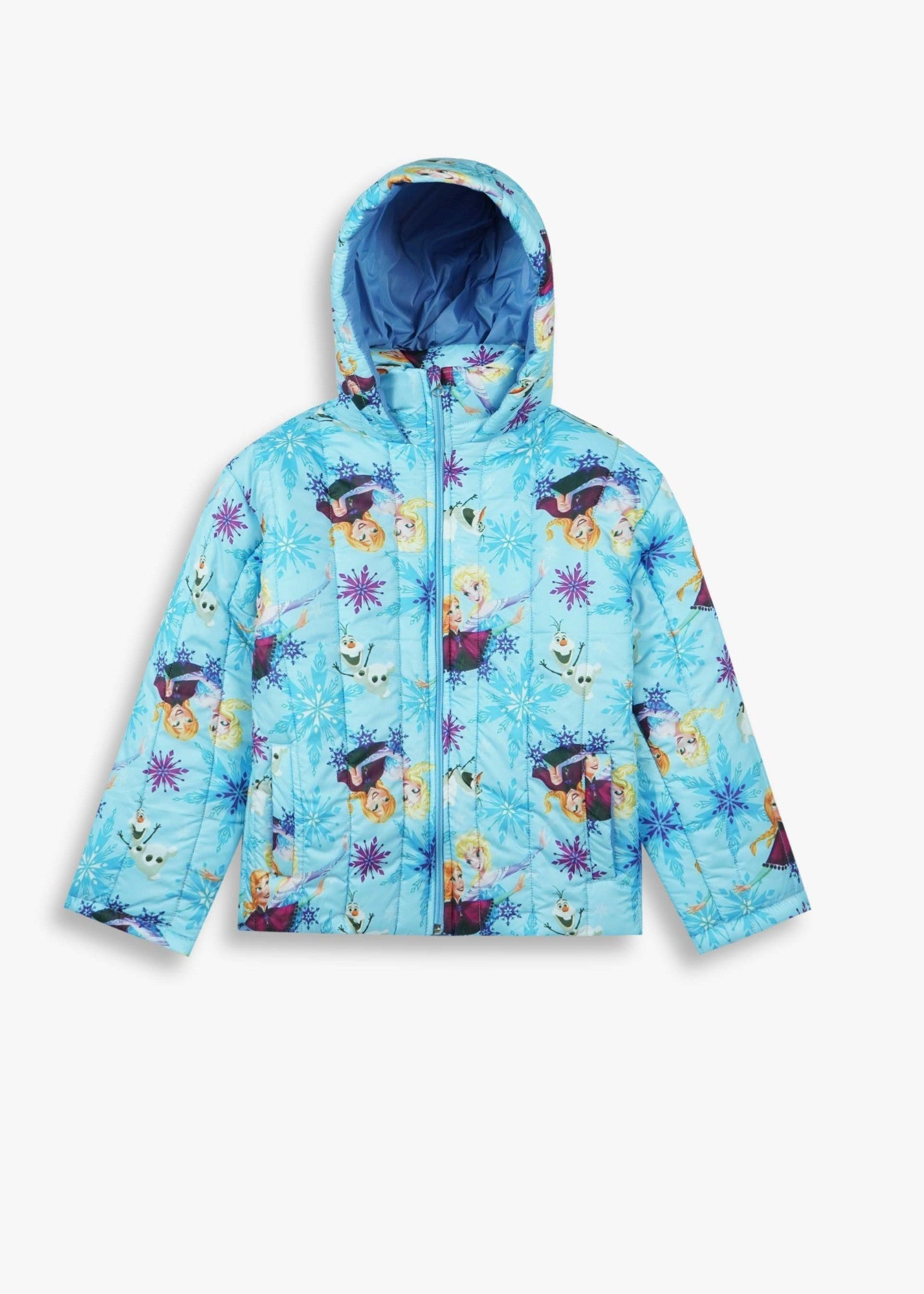 FROZEN-KIDS-PUFFER-JACKET-WINTER-HOODED-COAT-WITH-ELSA-ANNA-OLAF-PRINT