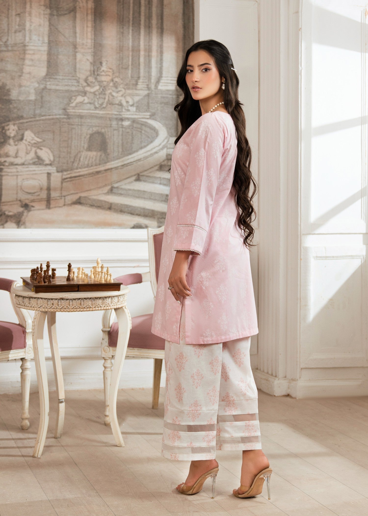 Sahibas By Mirza Baikal Pink