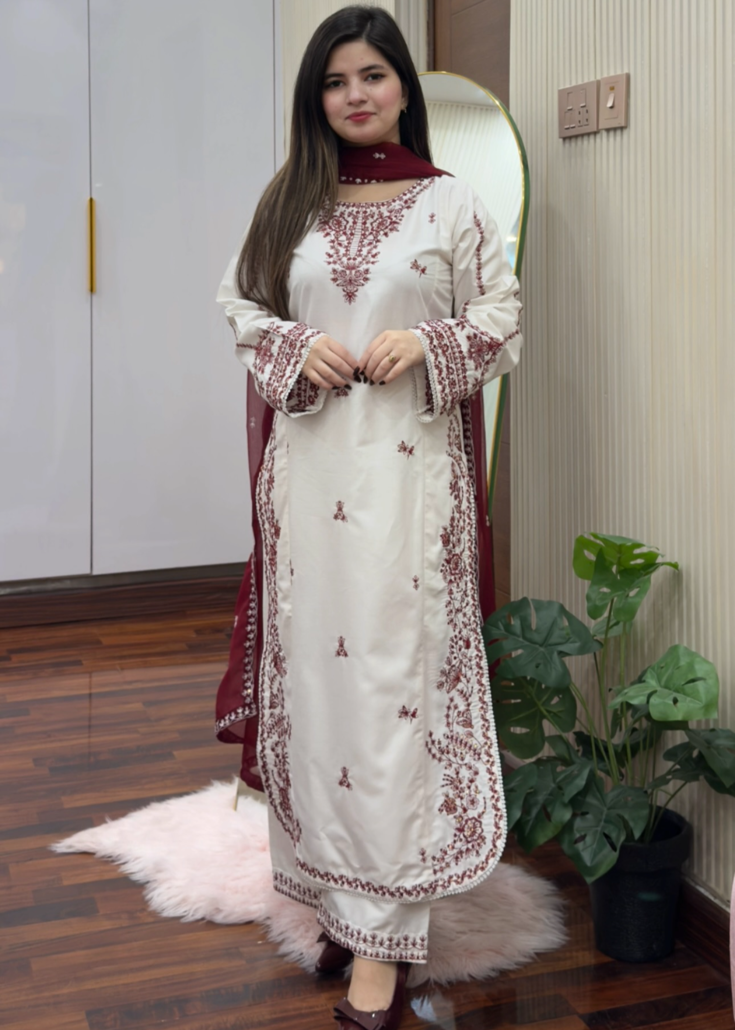 Tehzeeb Libas SNOW DROP 3PC