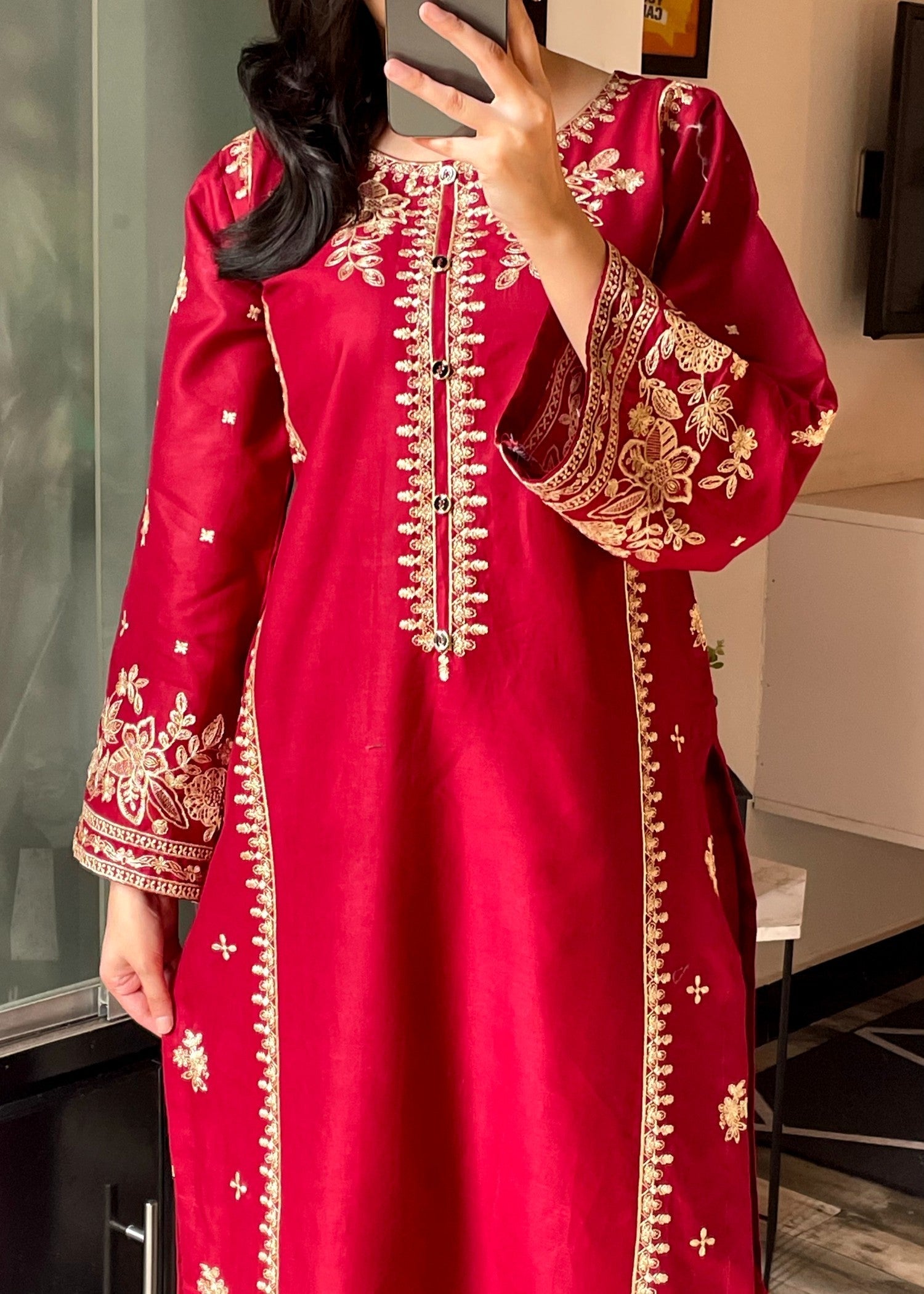 Tehzeeb Libas SAJNI EMBROIDERED 2PC