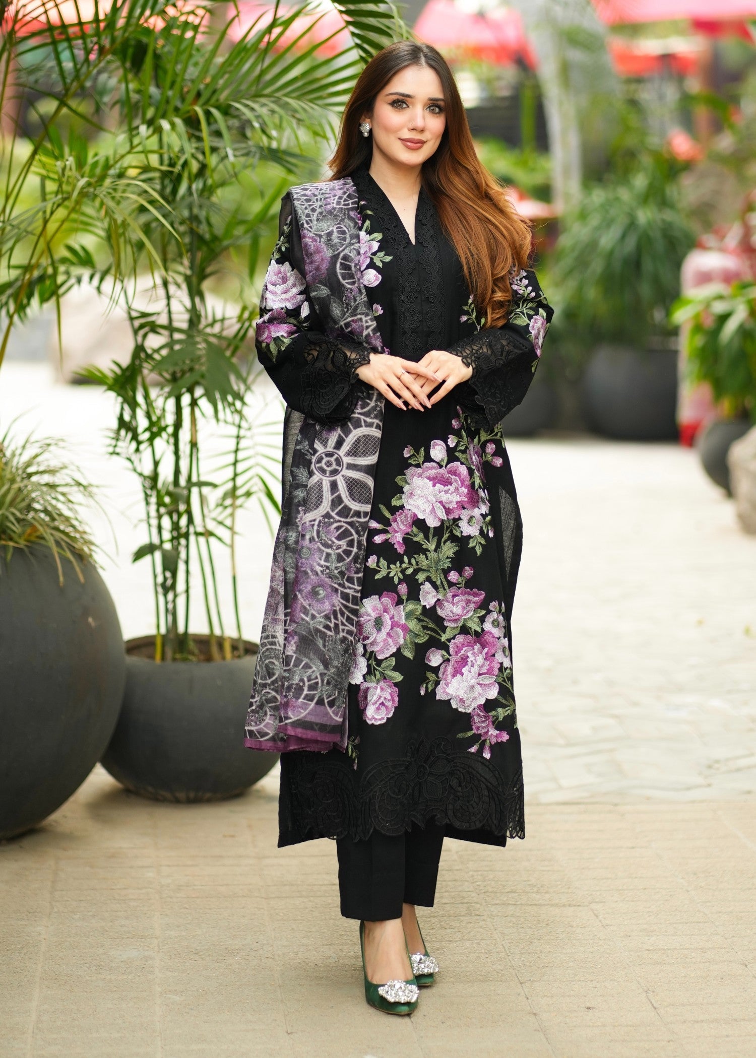 Sahibas By Mirza Rohini - Black