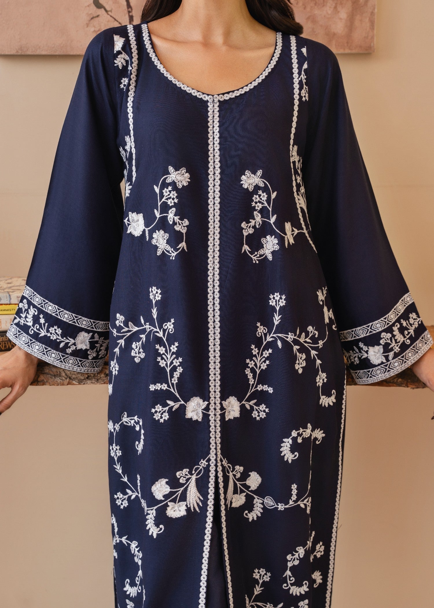 Tehzeeb Libas NEELZAAR EMBROIDERED 2PC