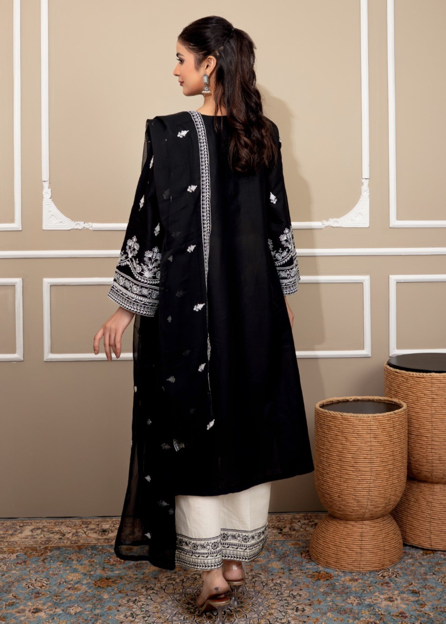 Tehzeeb Libas SHAHJAHAN EMBROIDERED 3PC