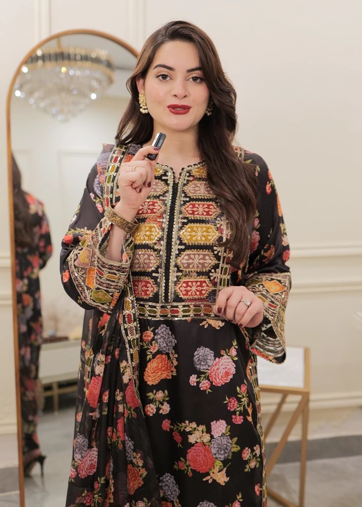 Tehzeeb Libas CHANDNI EMBROIDERED 3PC