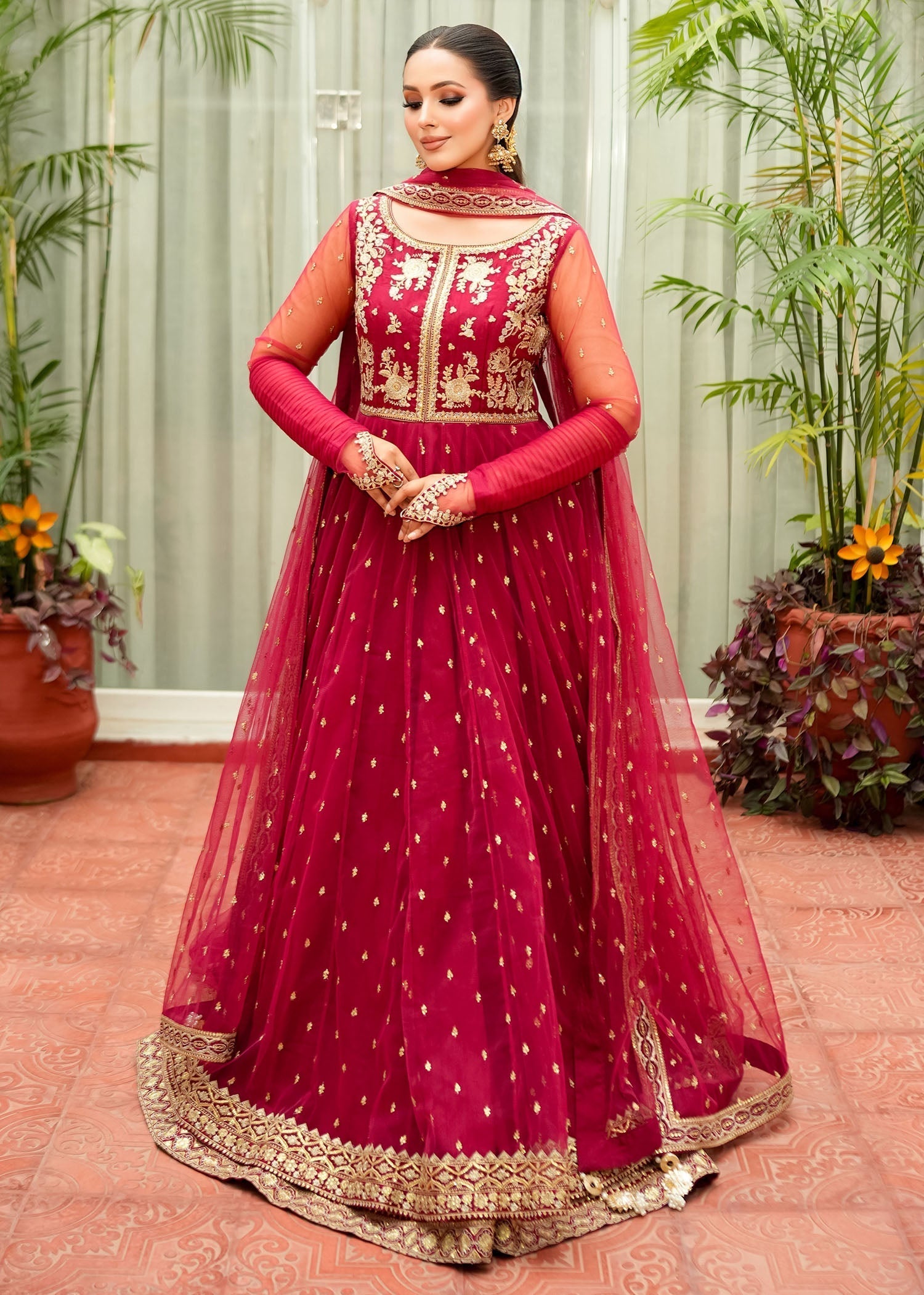 Rang-e-Haya Rosella (Maroon)