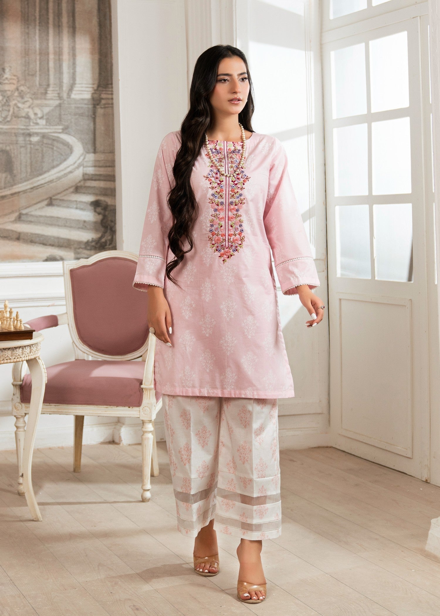 Sahibas By Mirza Baikal Pink