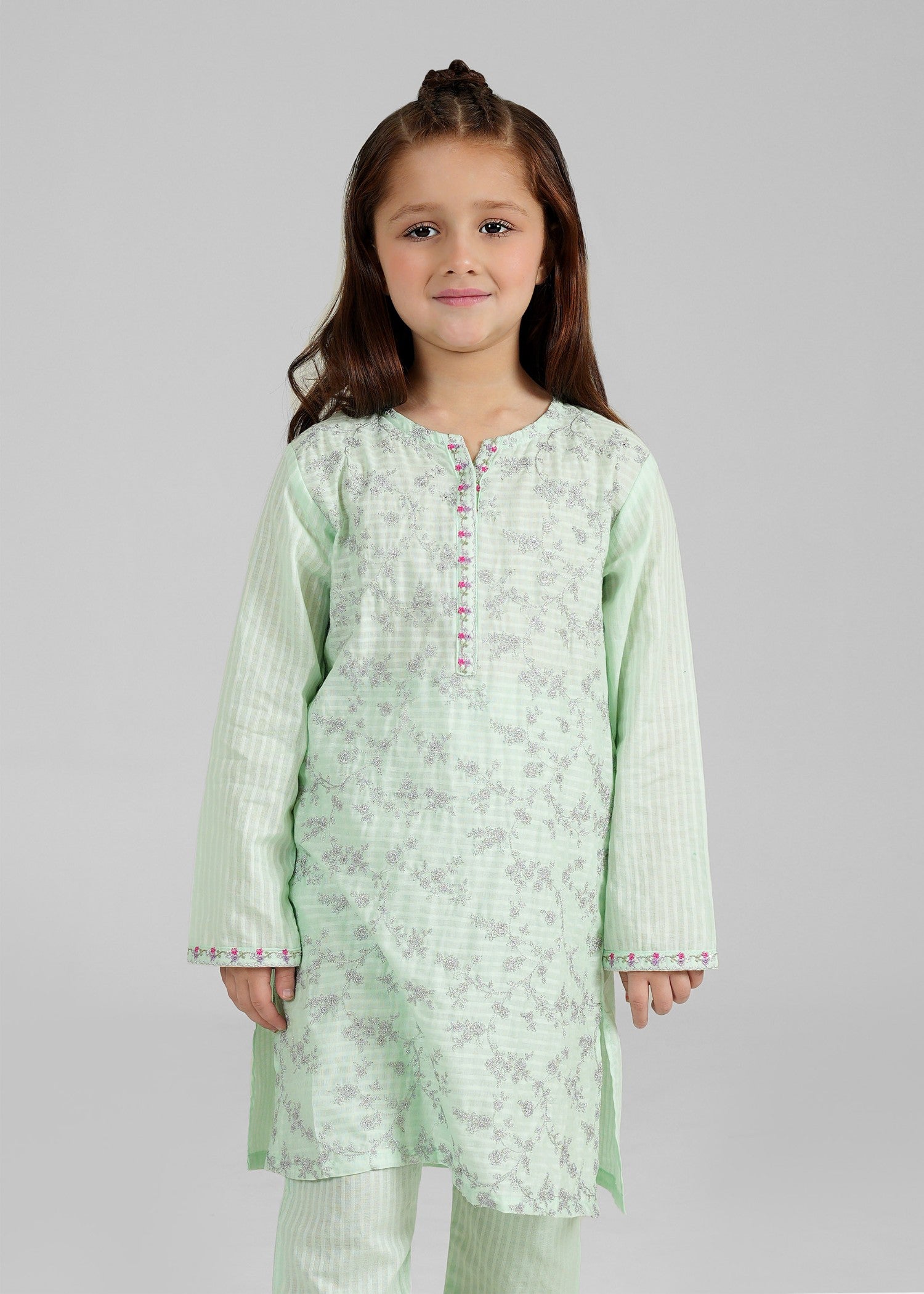2 - Pcs Cotton Suit All Over Tilla Work