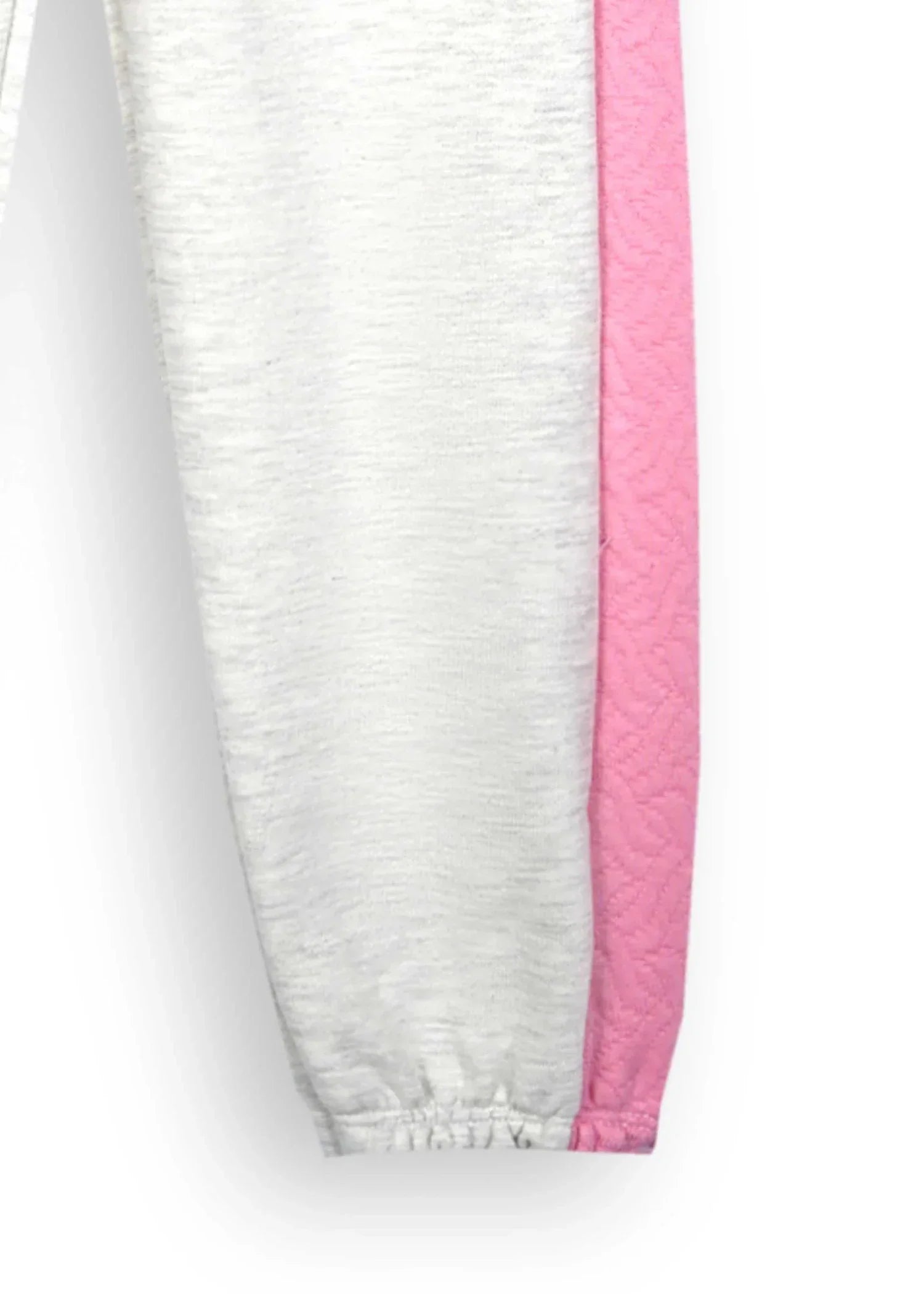 BUTTERFLY-LOVE-GIRLS-WINTER-TRACKSUIT-100 - Cotton Fleece Pink Quilted Panels