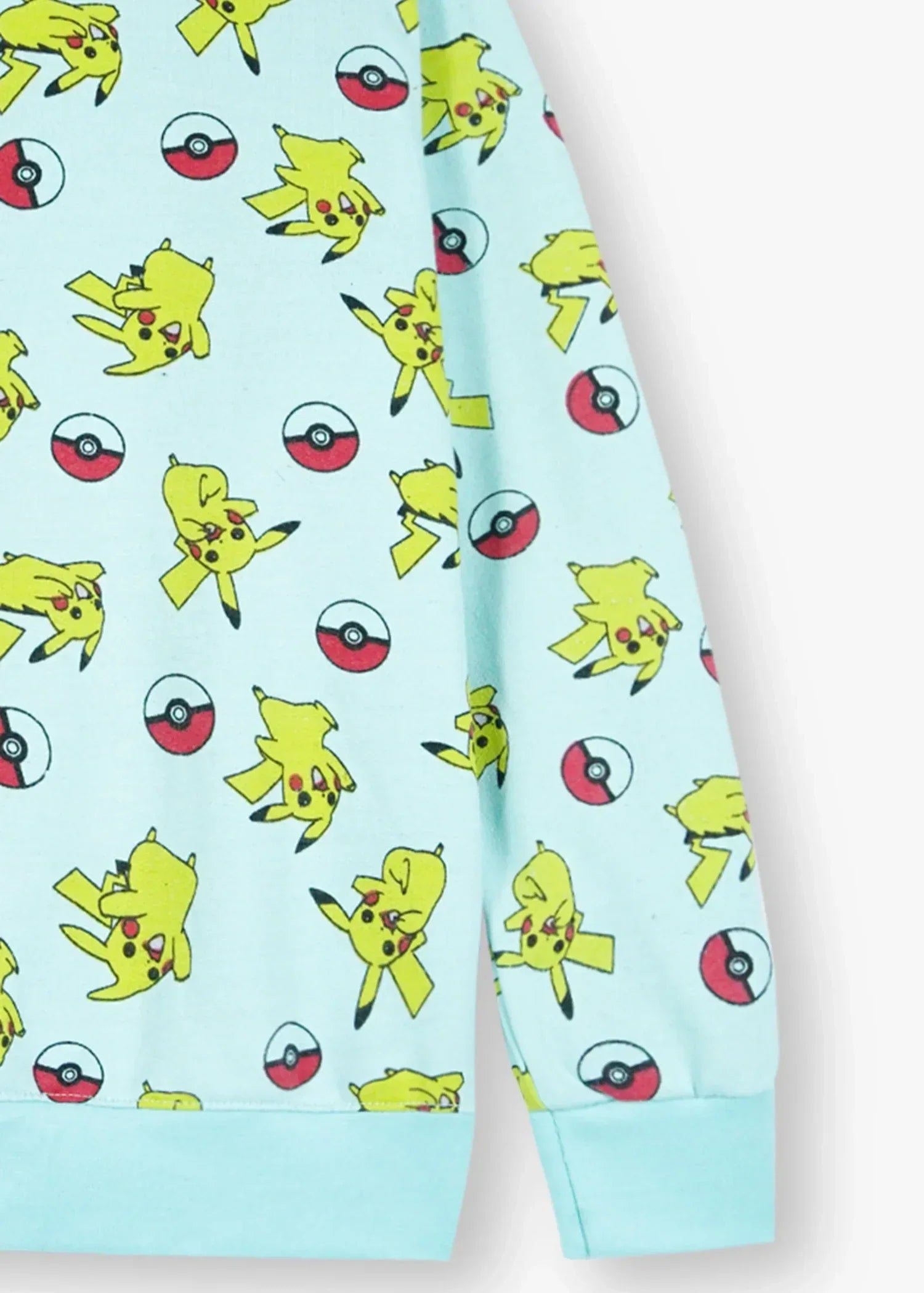 PIKACHU-PRINTED-KIDS-FLEECE-SUIT-WARM-WINTER-TRACKSUIT-FOR-GIRLS