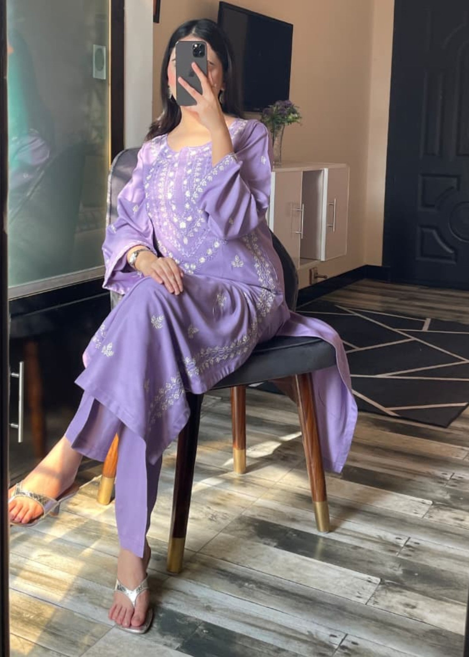 Tehzeeb Libas FEROZA EMBROIDERED 2PC